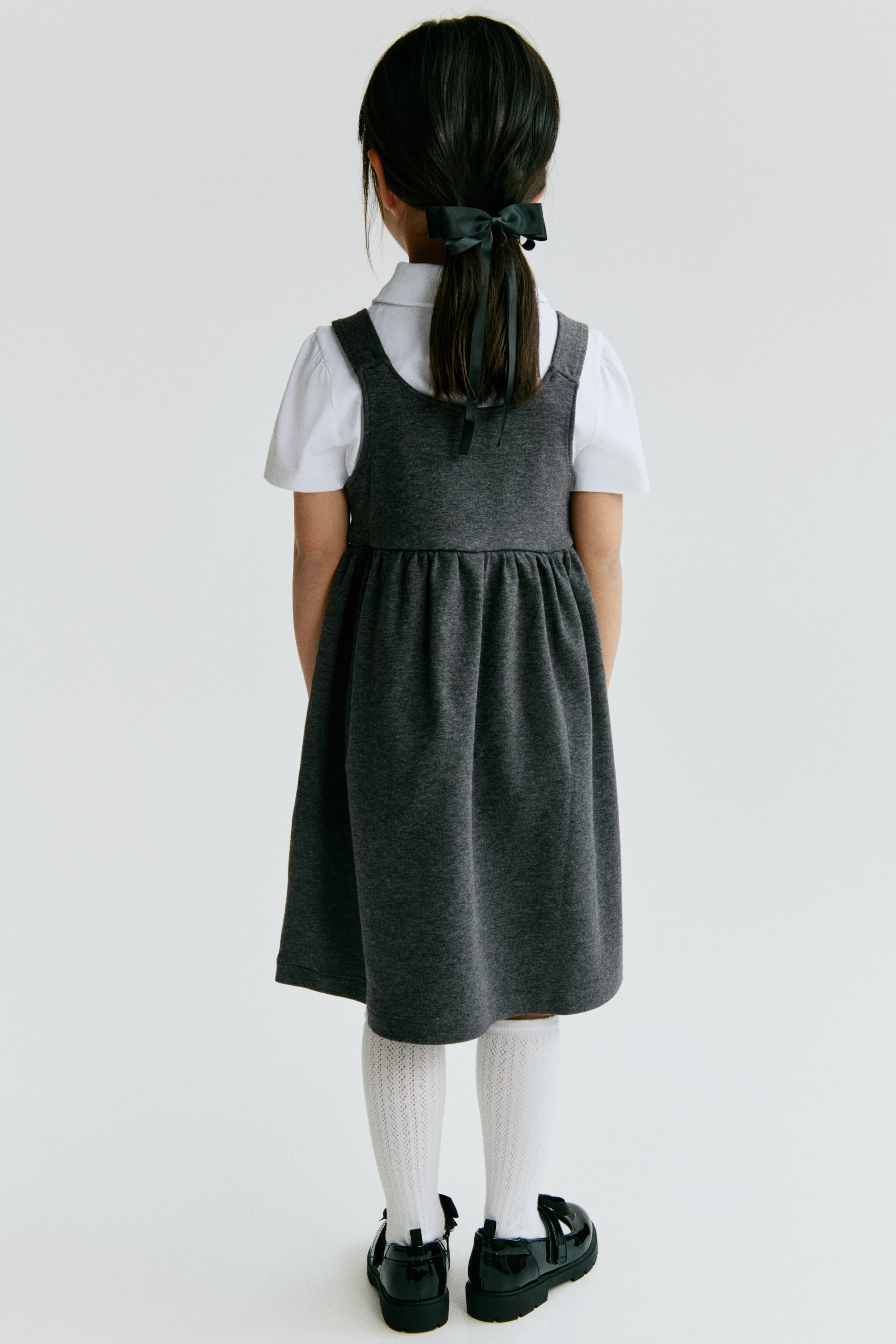 grey fur dress Kanako Sakai Silk Fur V-Neck Dress White/Black  Neighbour