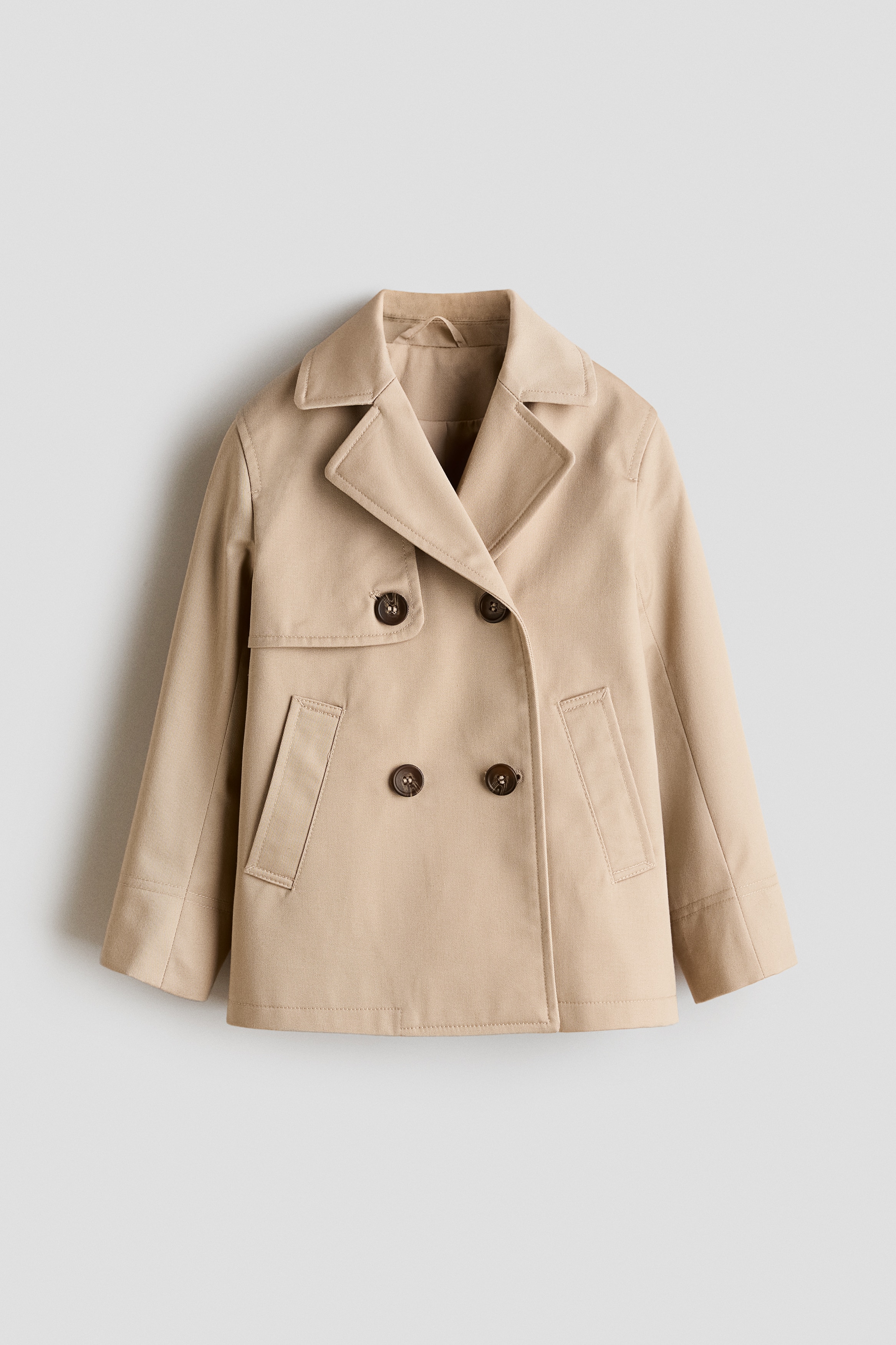 Short trench coat - Beige