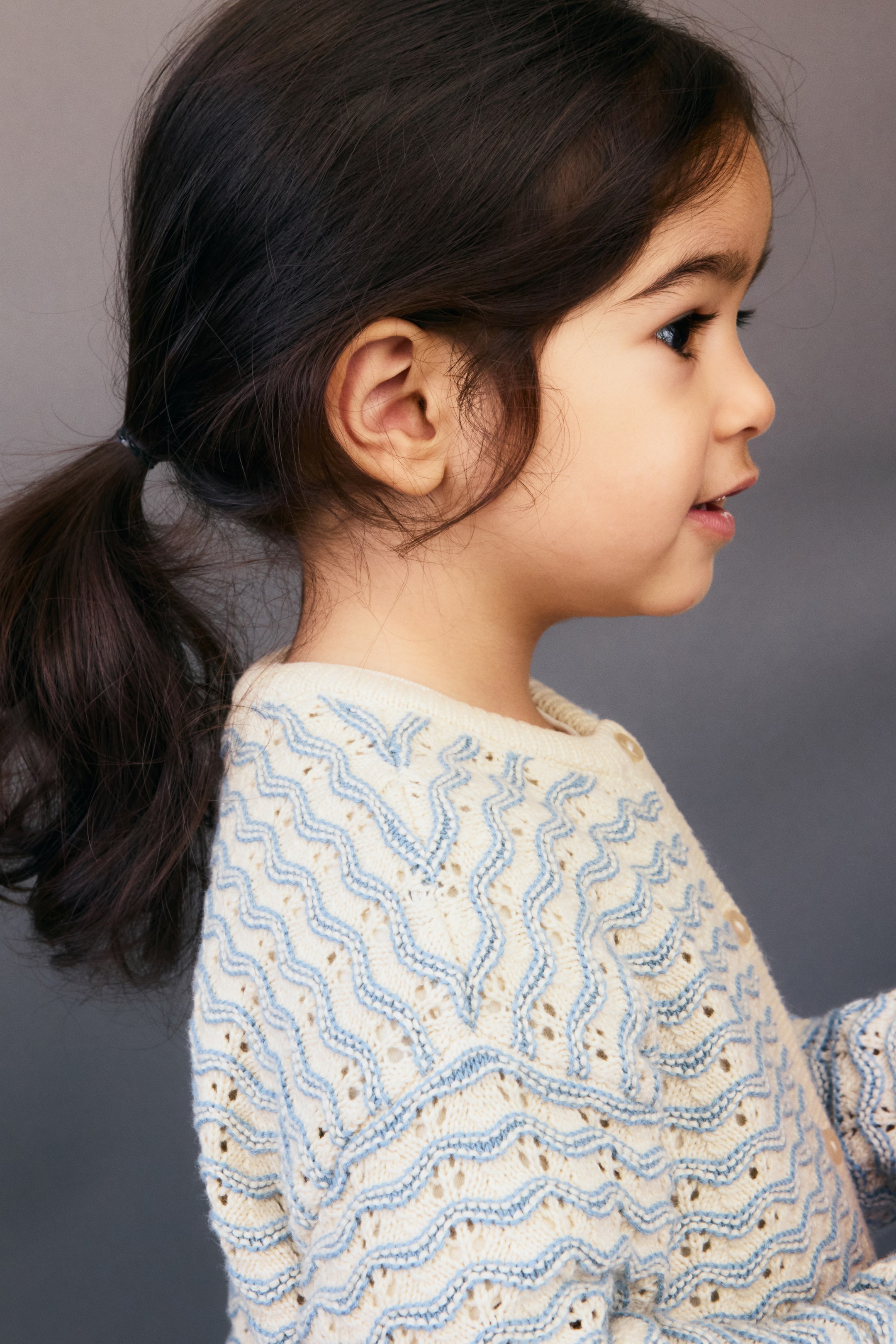 Agrandir l'image: Ensemble 2 pièces en pointelle de coton - Beige clair/rayures bleues - ENFANT | H&M BE 3