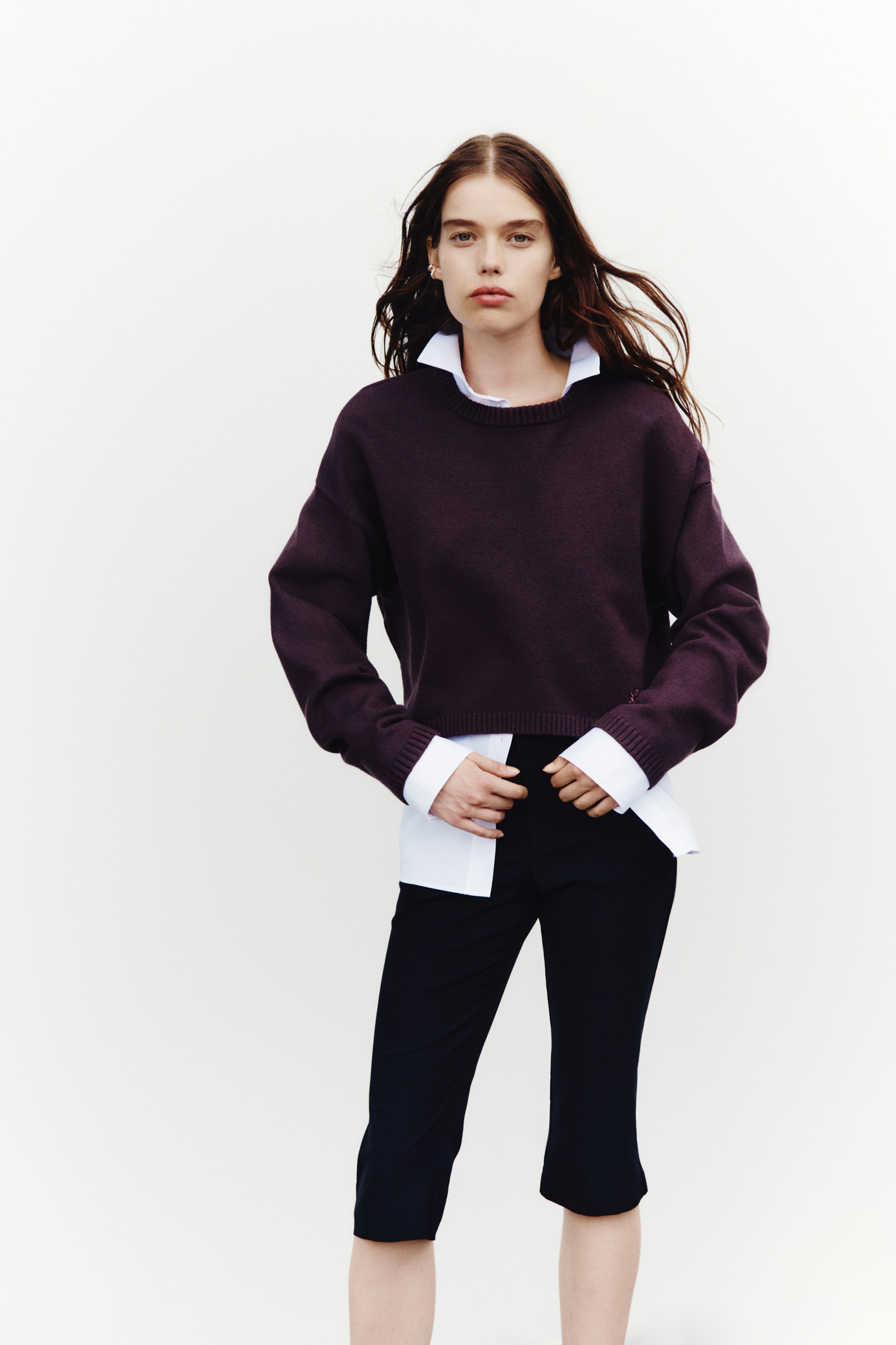Loose-Fit Cotton-Blend Sweater