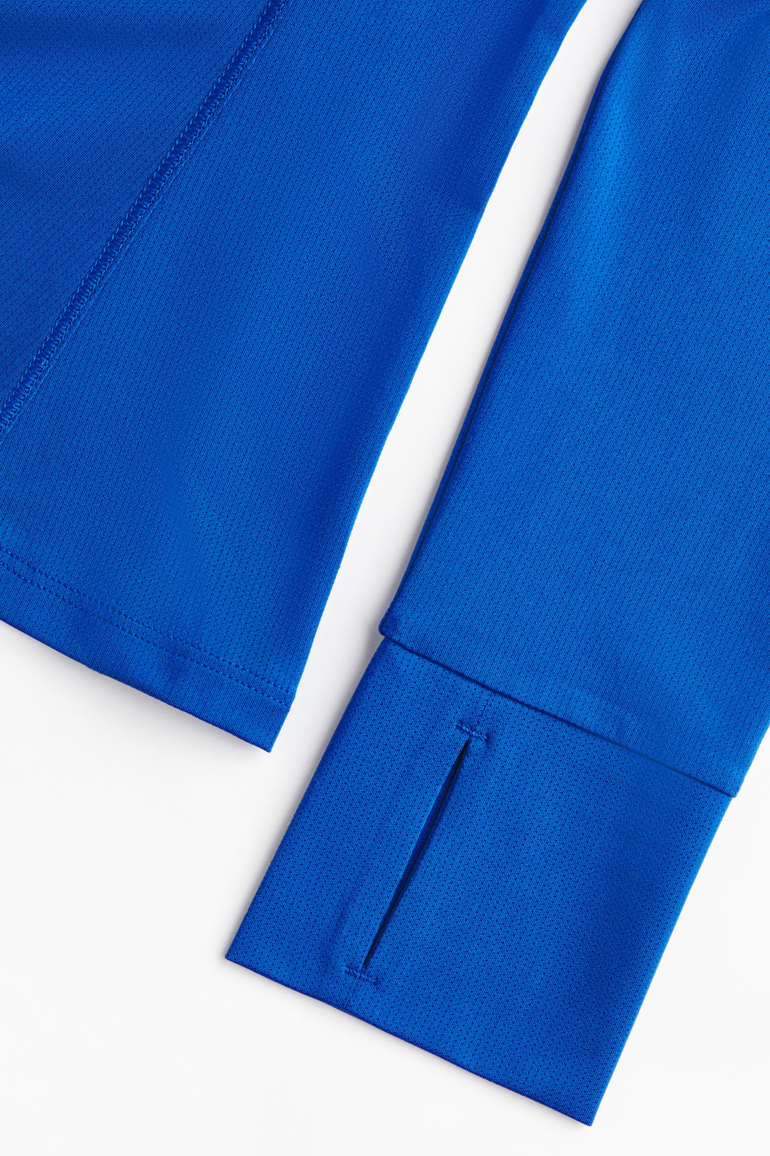 Женский топ H&M Move Long-Sleeved Running Top with DryMove™, цвет: Кобальтовый синий — фото 9