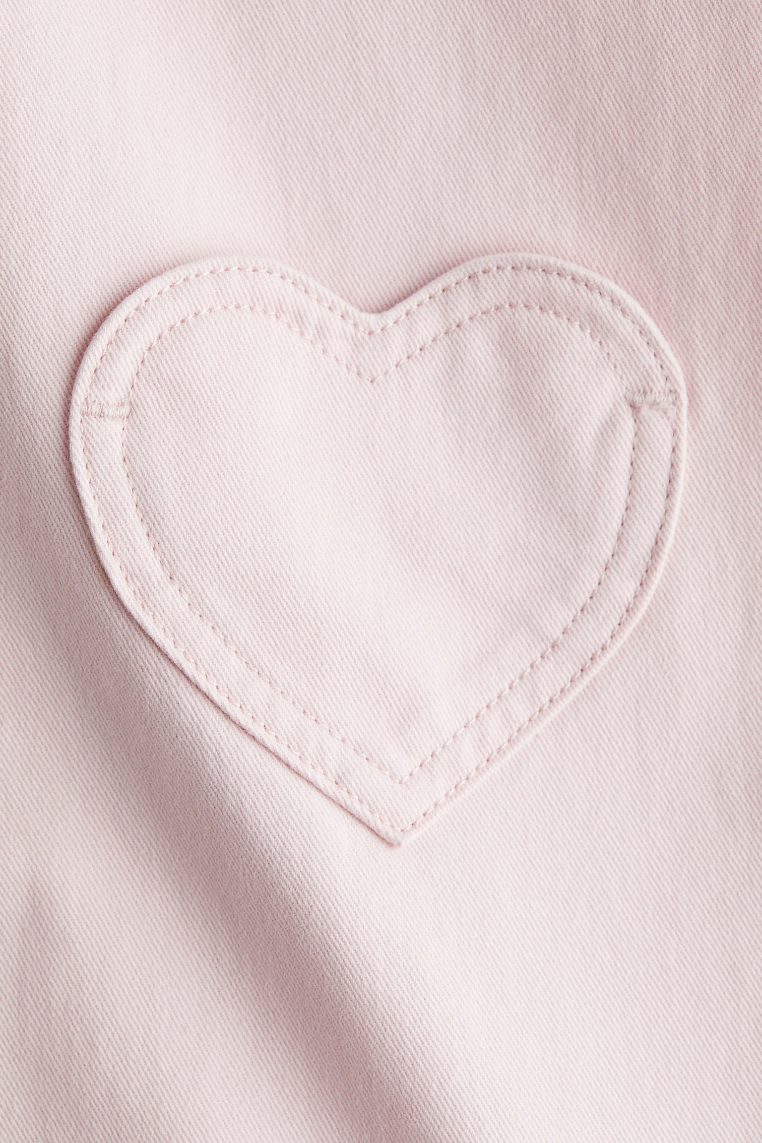 Twill pinafore dress - Light pink - 6