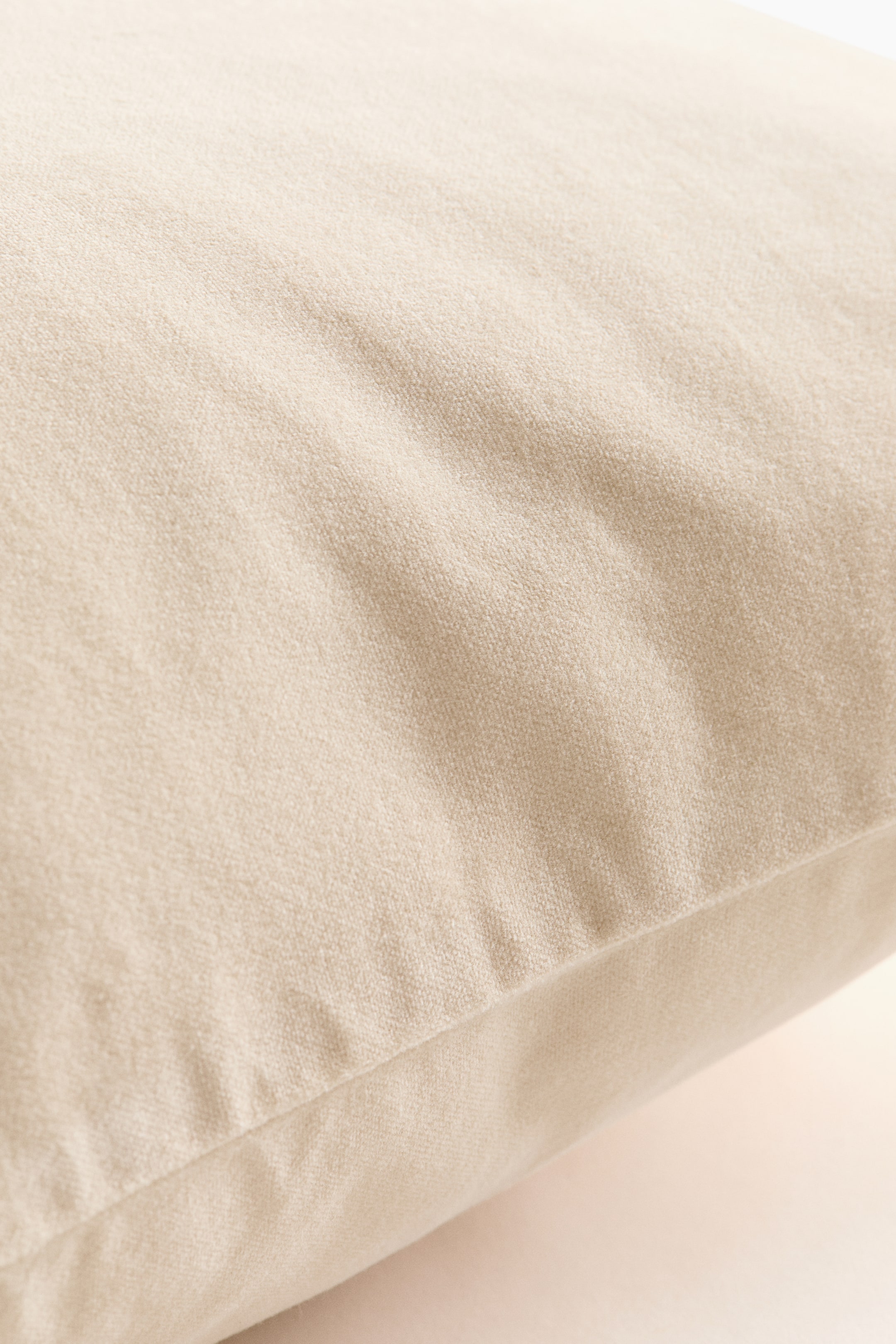 View larger image: Cotton Velvet Cushion Cover - Light beige - Home All | H&M CA 3