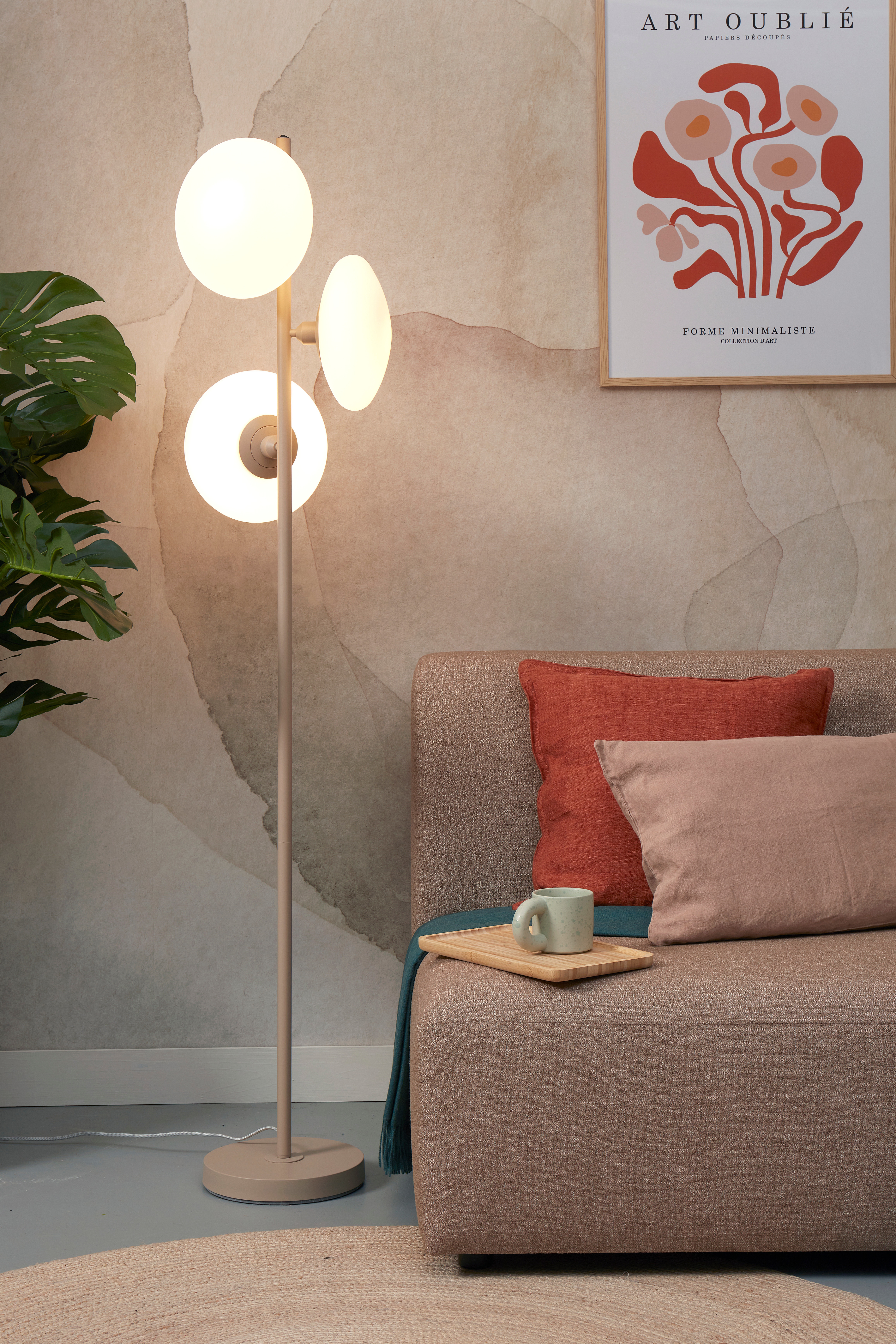 Sapporo Lampadaire - Marron Clair