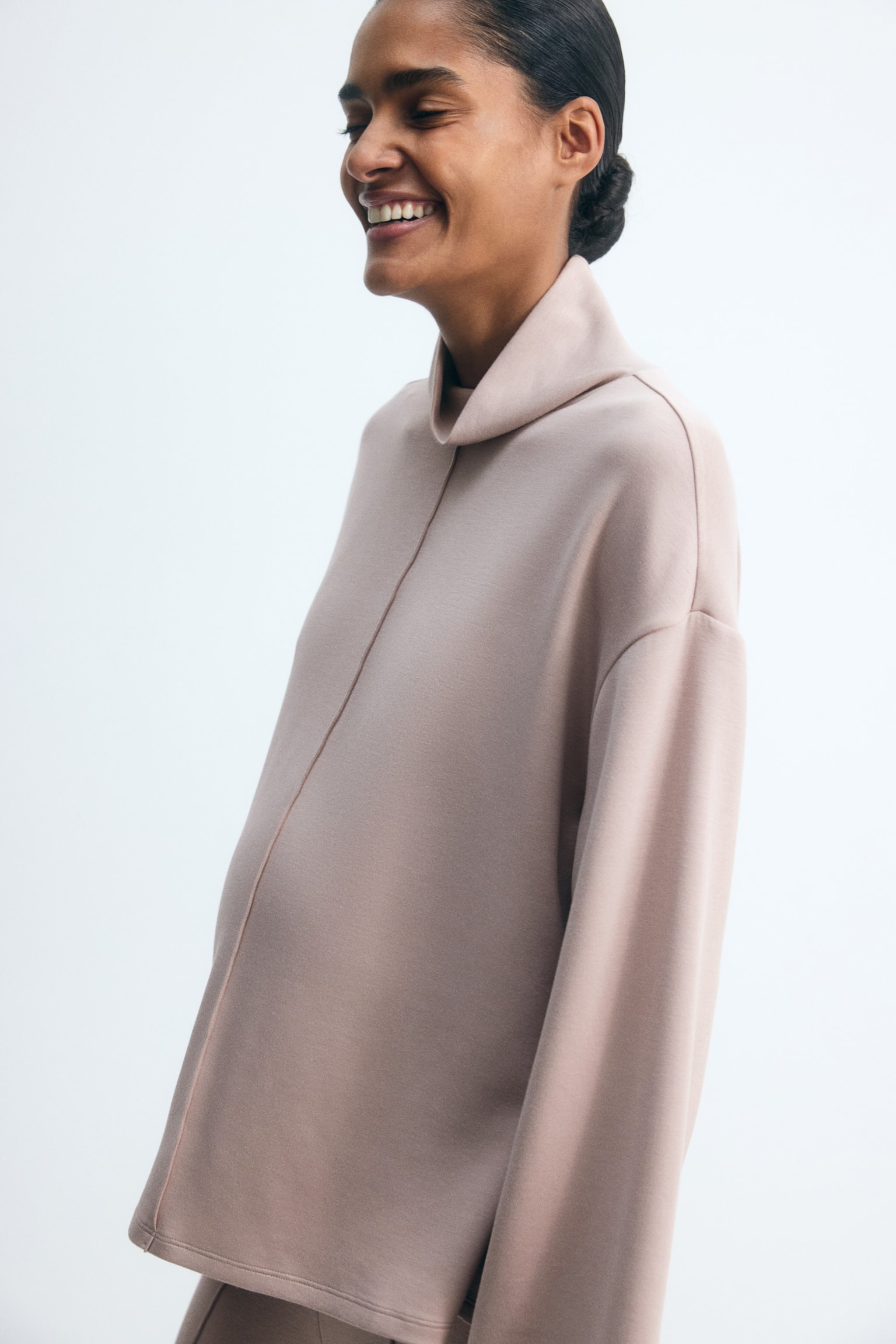 Женский комплект H&M Mama 2-Piece Tunic and Pants Set, цвет: Светлый серо-коричневый — фото 6
