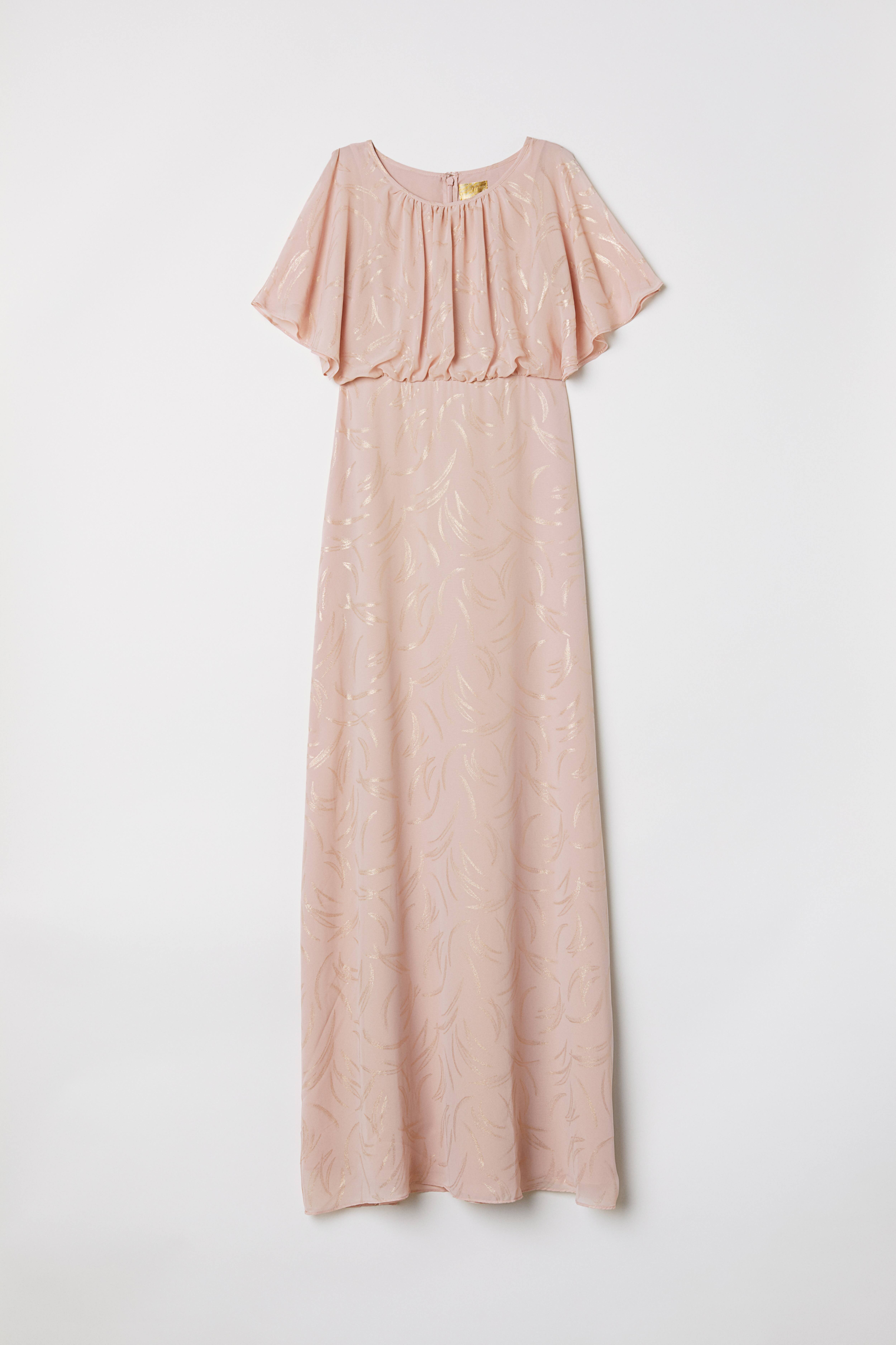 Shops h&m powder pink dress