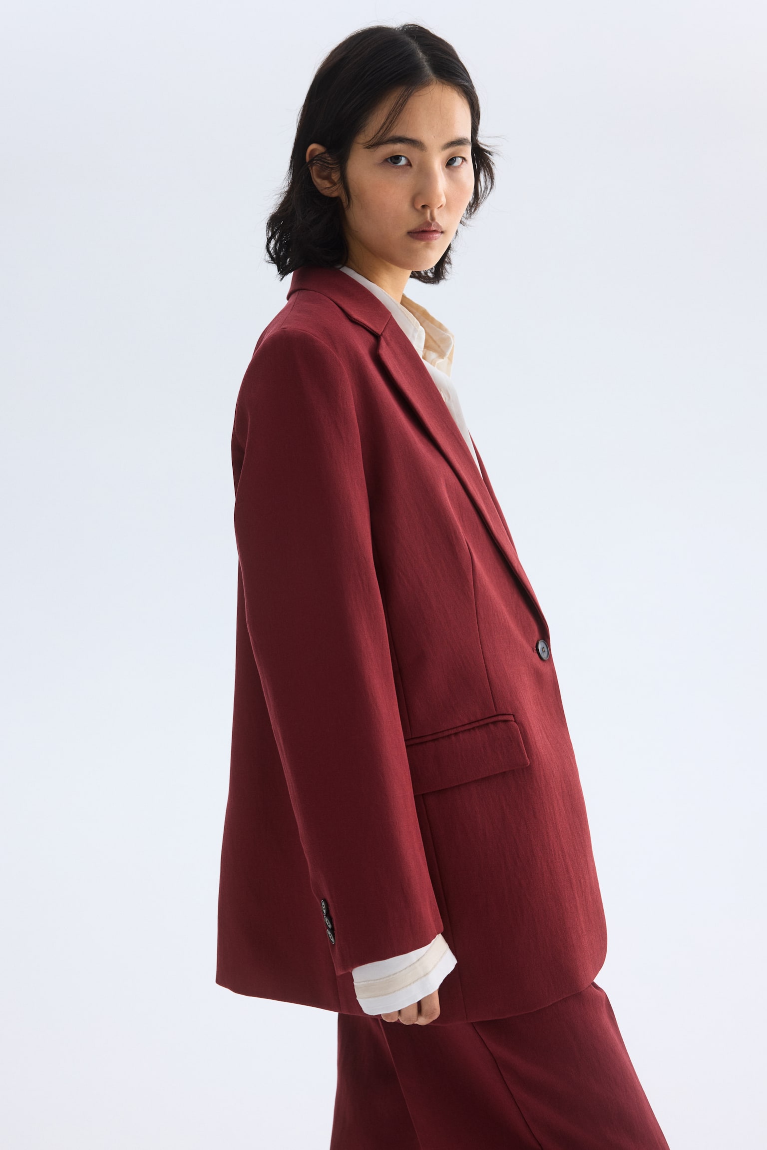 בלייזר - אדום כהה - 5