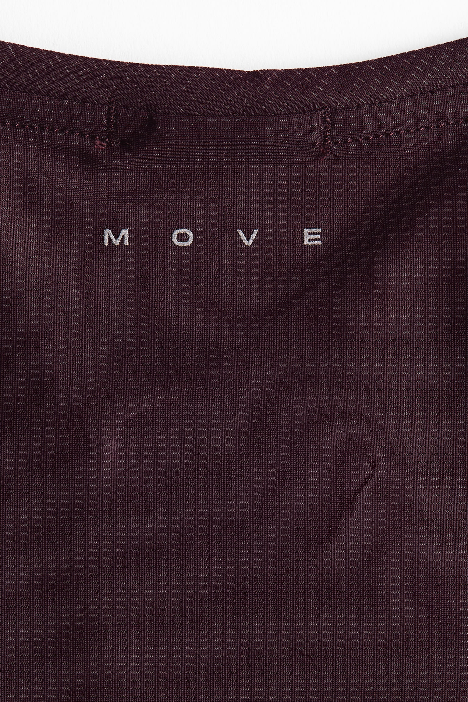 Женский топ H&M Move Running with CoolMove™, цвет: Тёмный сливовый — фото 6