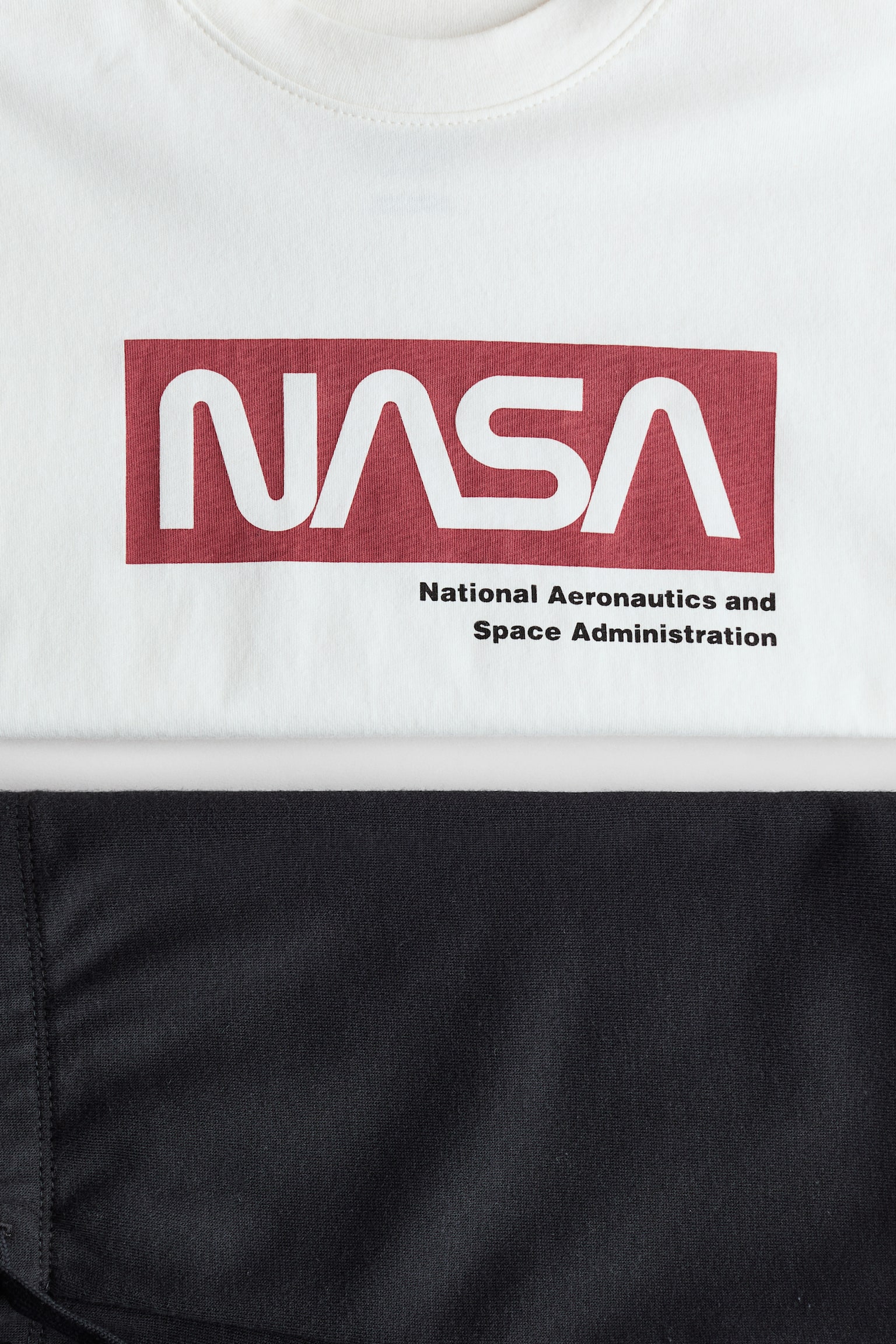 2-piece T-shirt and sweatshorts set - White/NASA/Cream/Cars/Dusty yellow/Zebras - 2