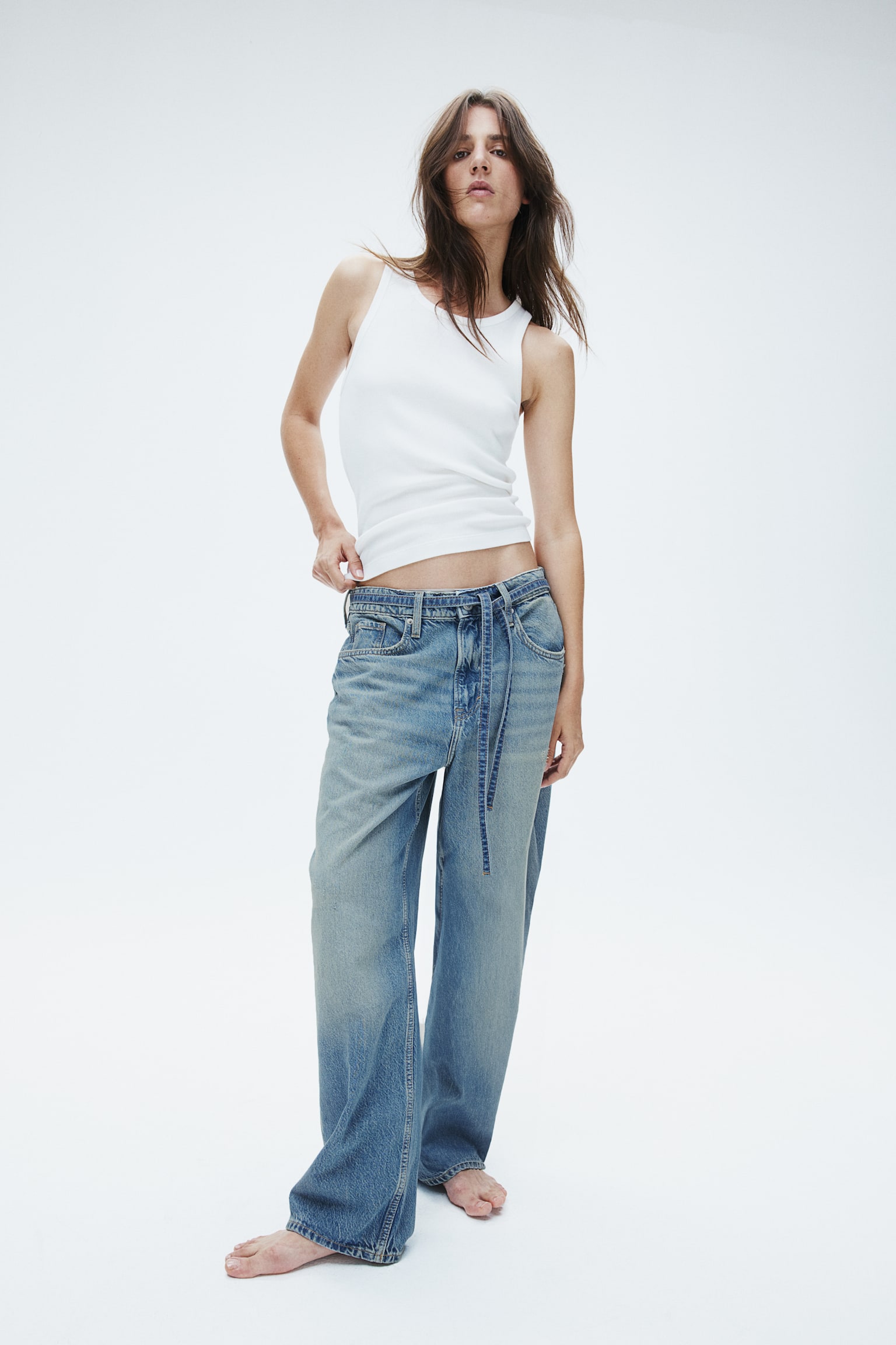 Super Baggy Low Jeans - Denim blue/Dark grey/Light denim blue/Black/Dark denim blue/Light denim blue - 1