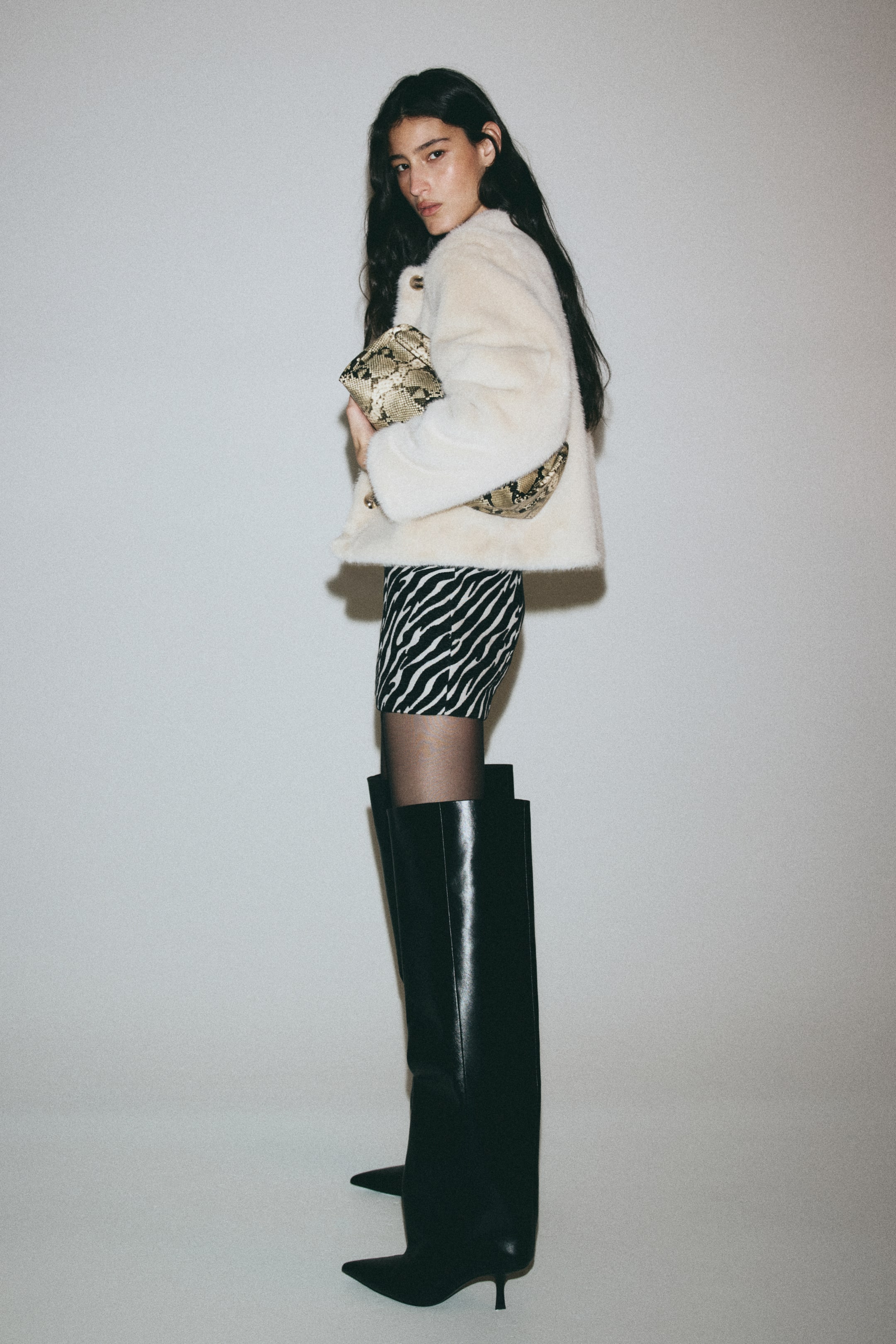 Robe bandeau en tissu jacquard