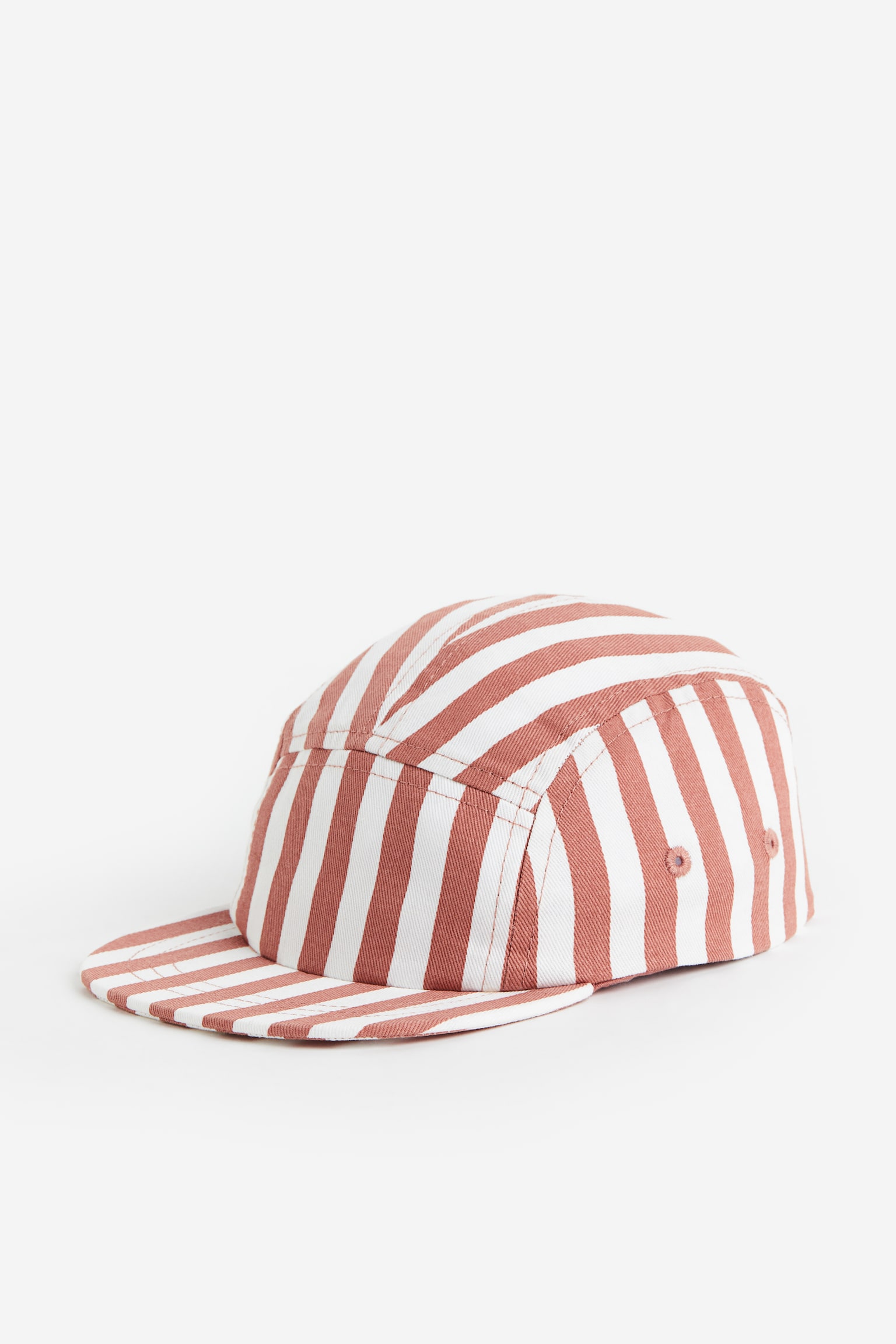 Cap - Rust red/Striped