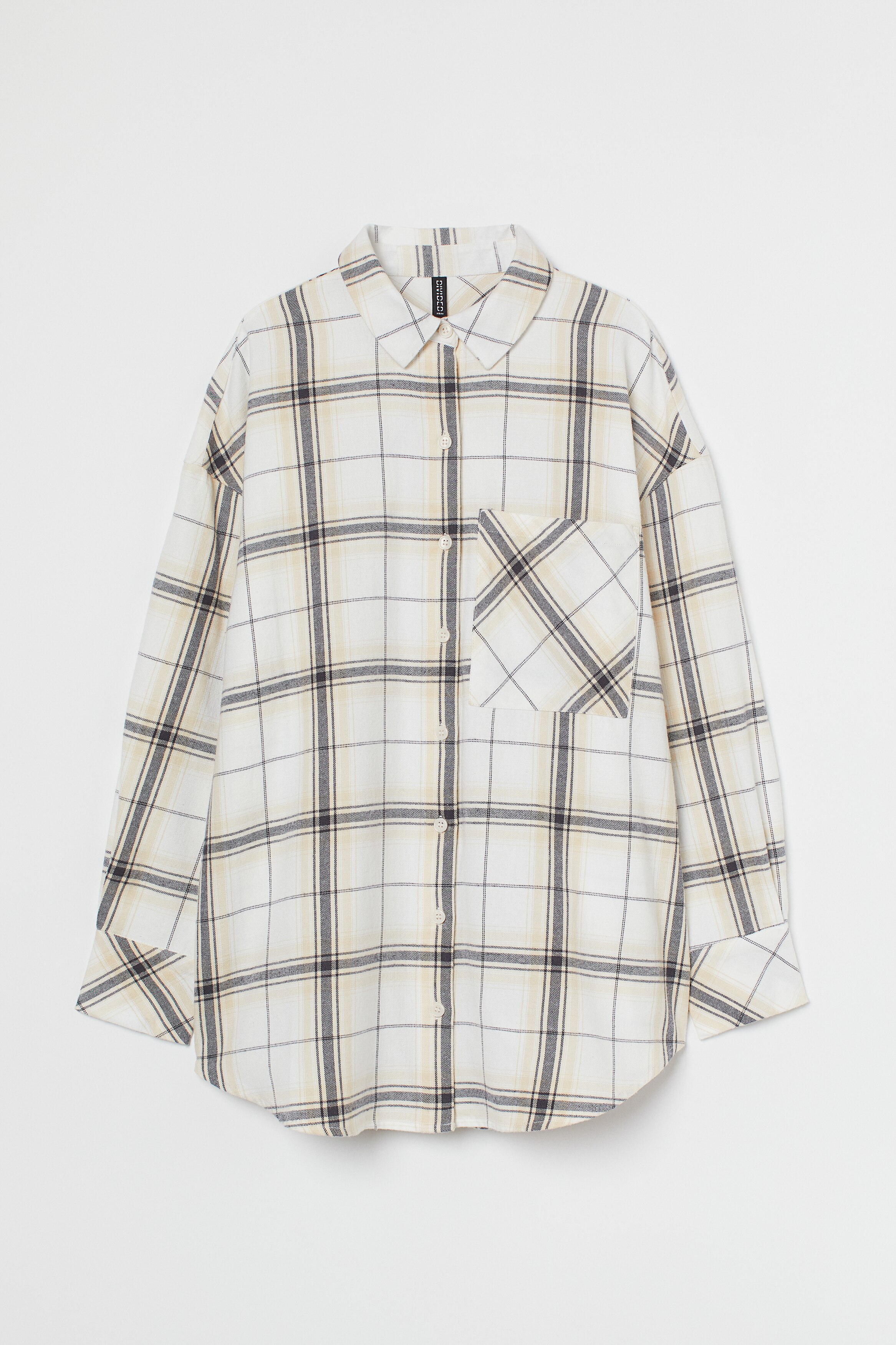 H&m plaid shirt womens best sale