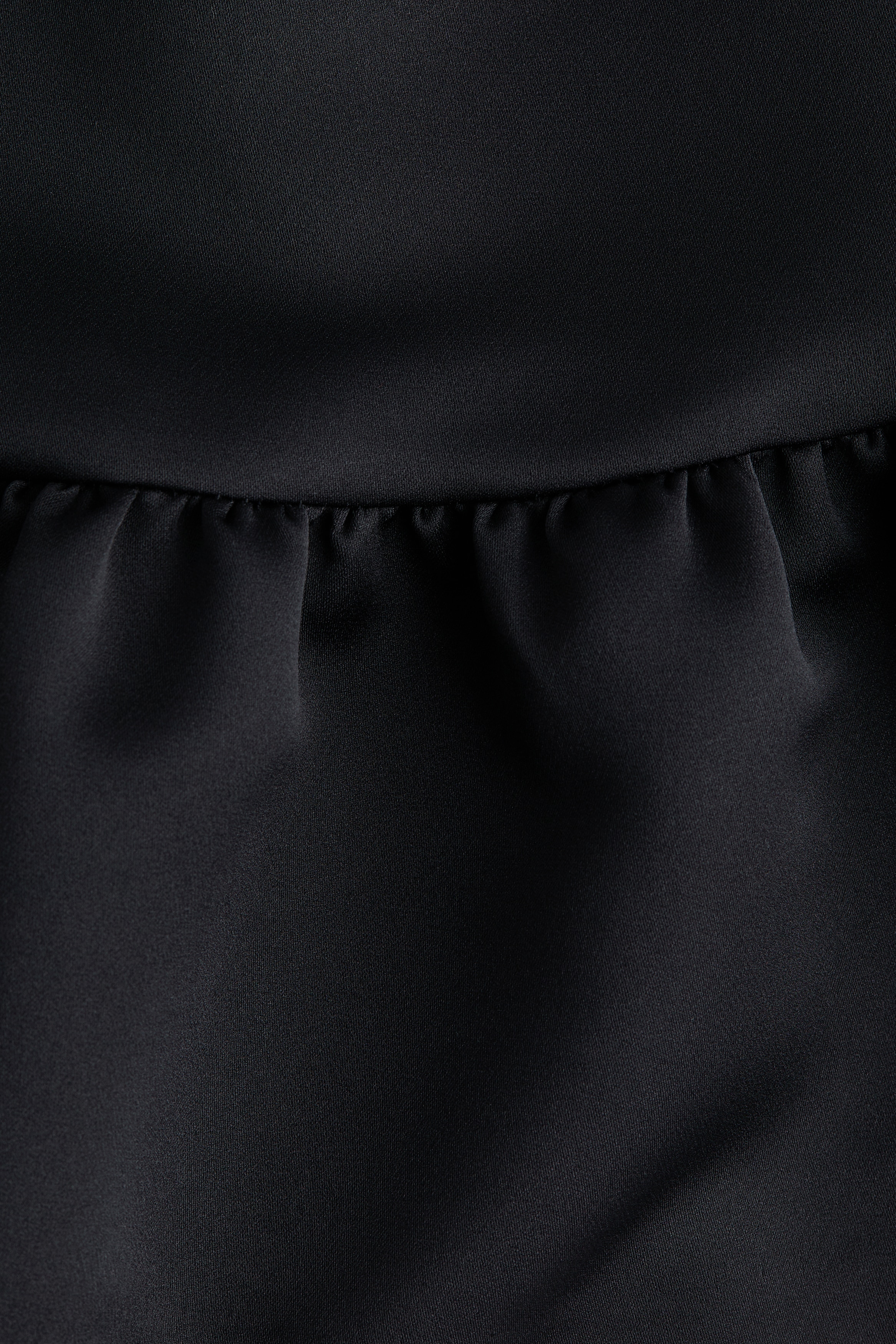 Flared mini skirt