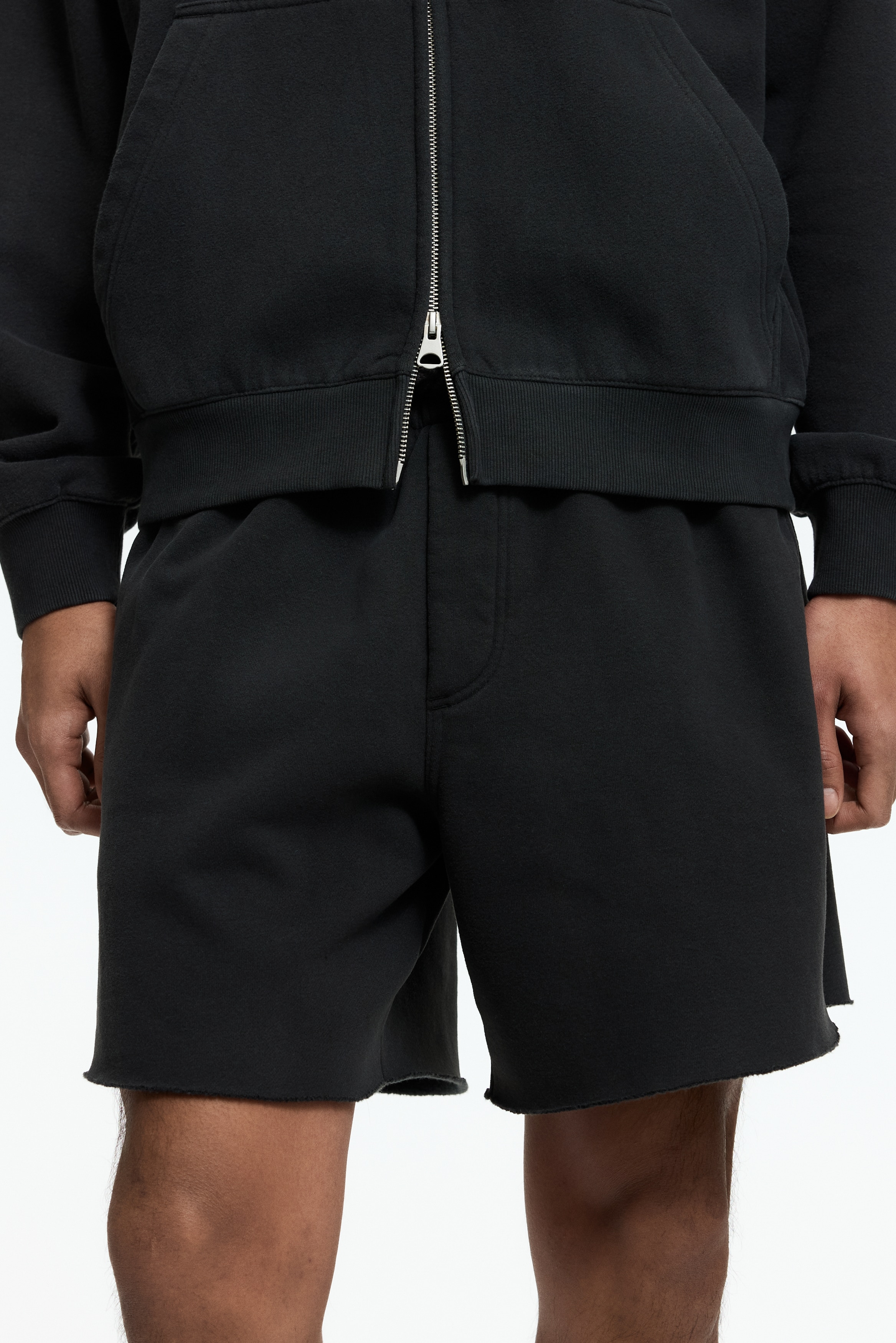 Pantaloni scurți de molton Relaxed Fit - Mov-închis - BĂRBAŢI | H&M RO