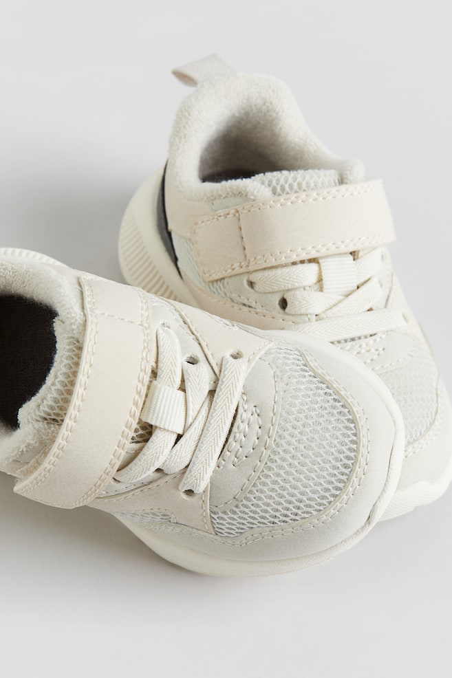 Sneakers à semelle légère - Beige clair/blanc/Beige/bleu foncé - 2