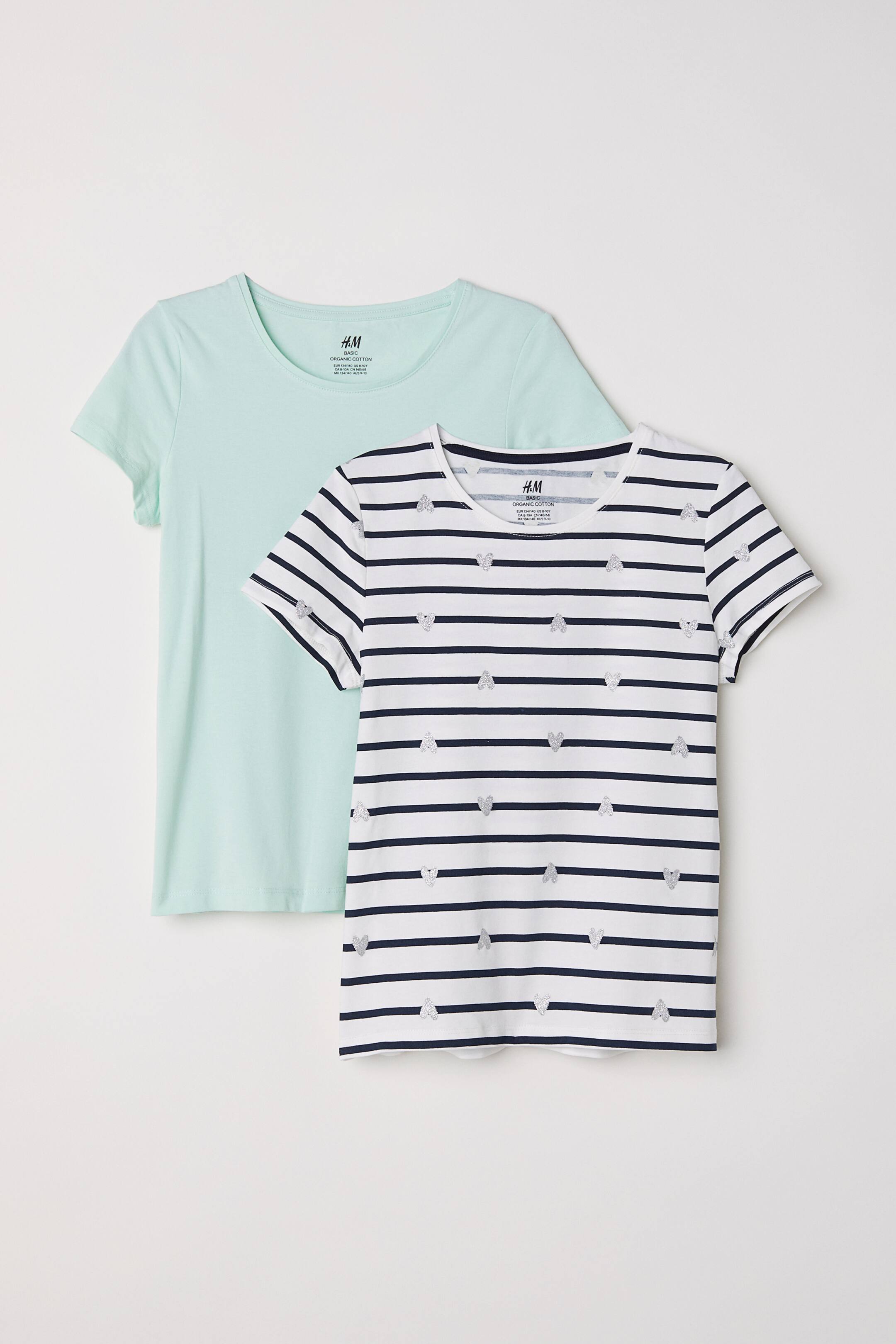 View larger image: 2-pack tops - Light green - Kids | H&M 1