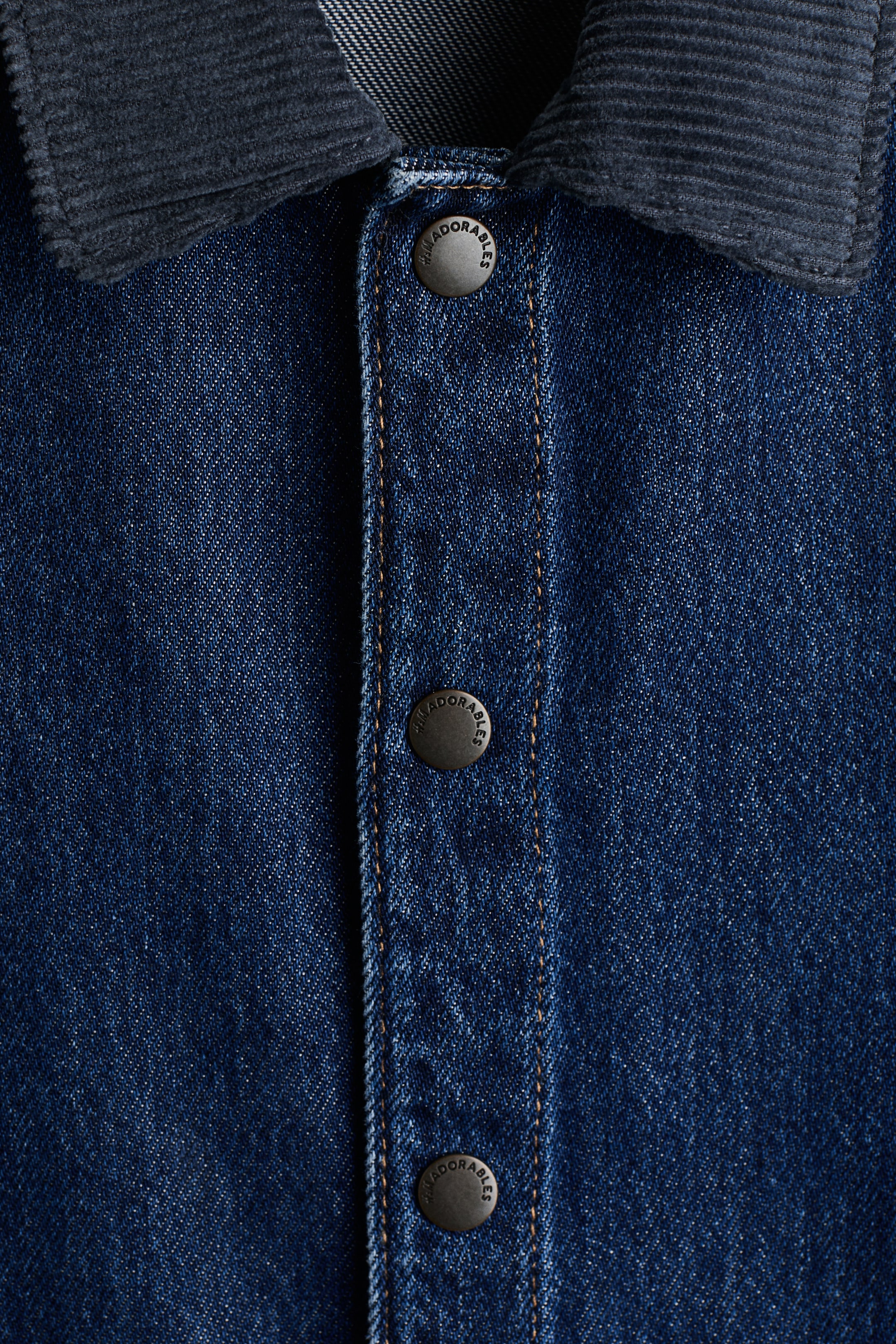 Детские куртки H&M Denim Jacket with Corduroy Collar — фото 5