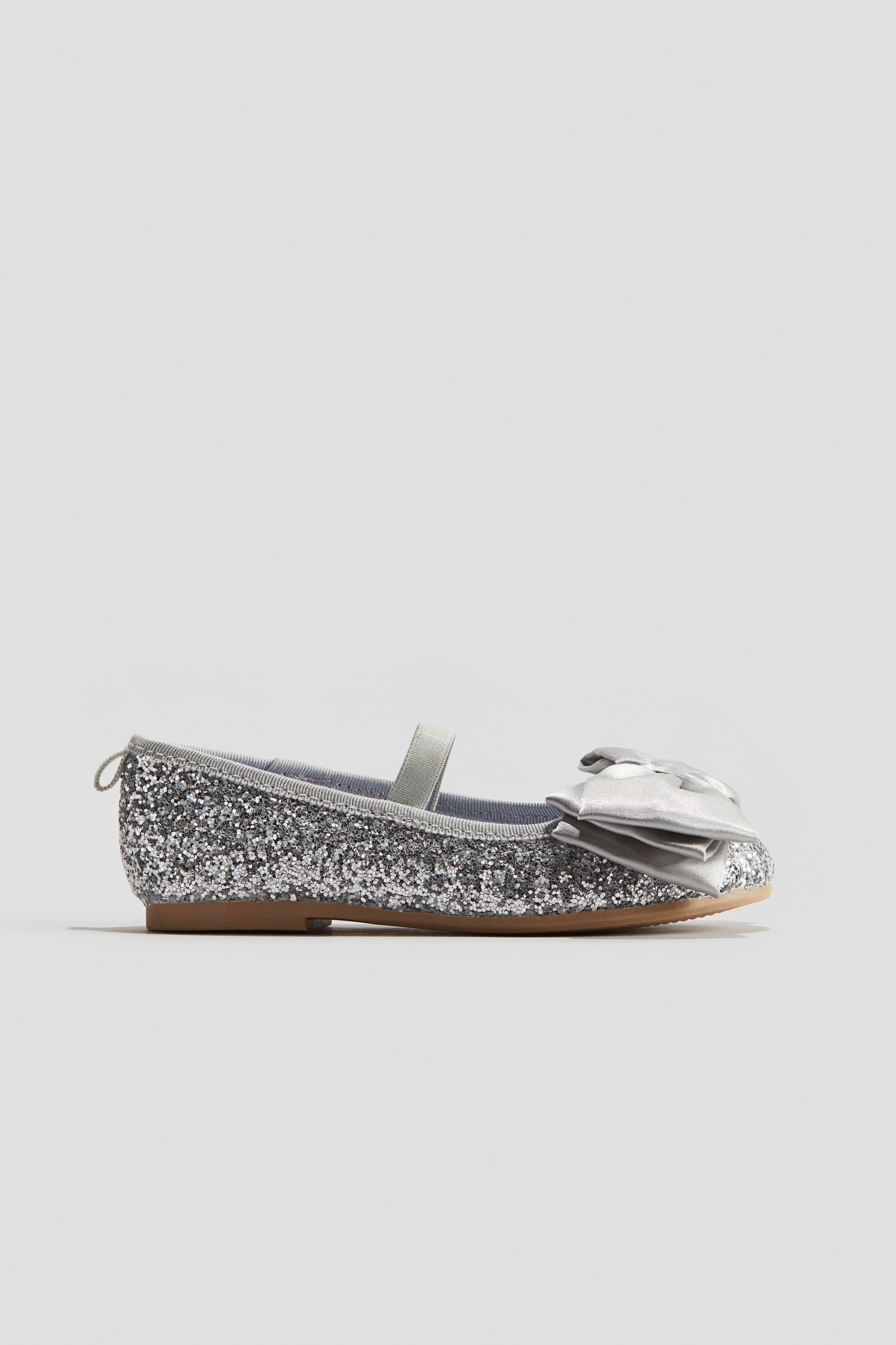 Glittery Ballet Flats Silver colored Frozen Kids H M CA