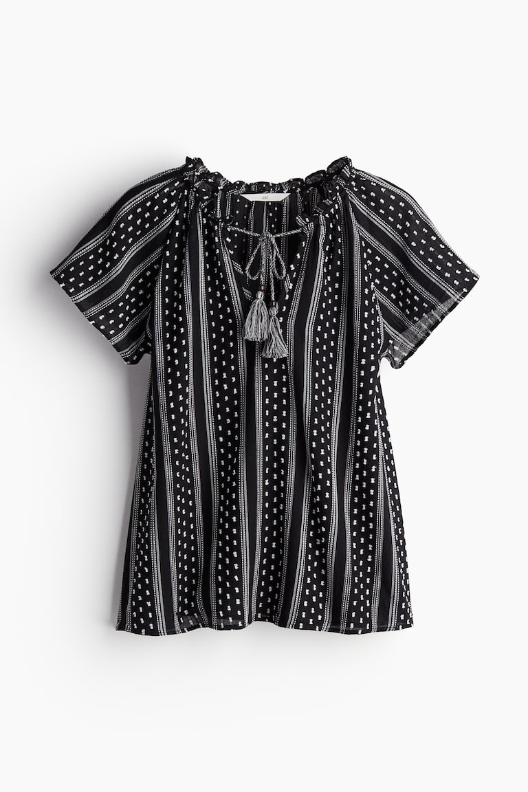 Pamučna bluza s učkurom