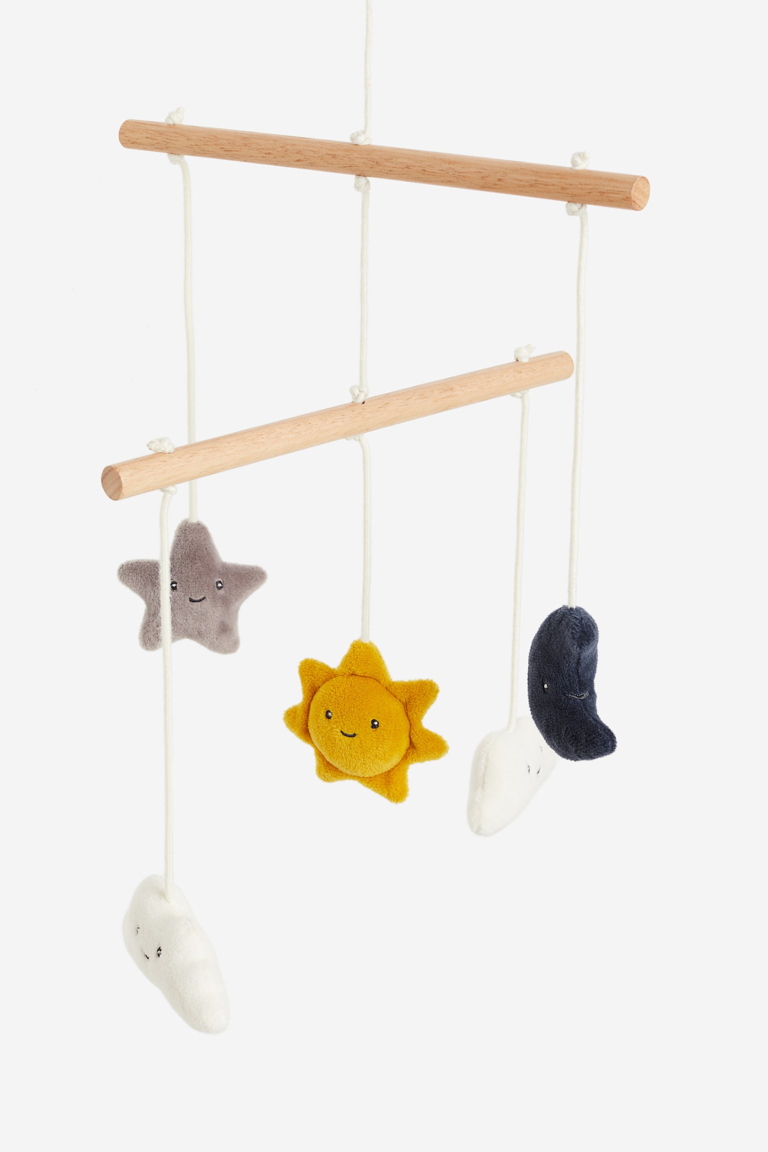 Baby mobile - Yellow/Stars - 1