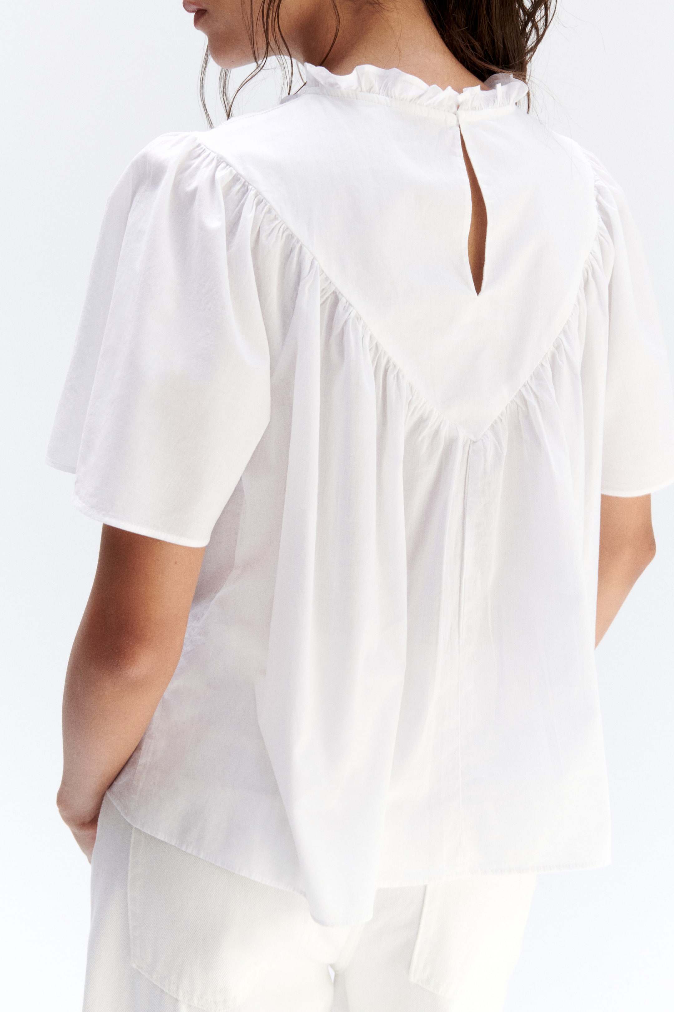 Embroidered Cotton Blouse