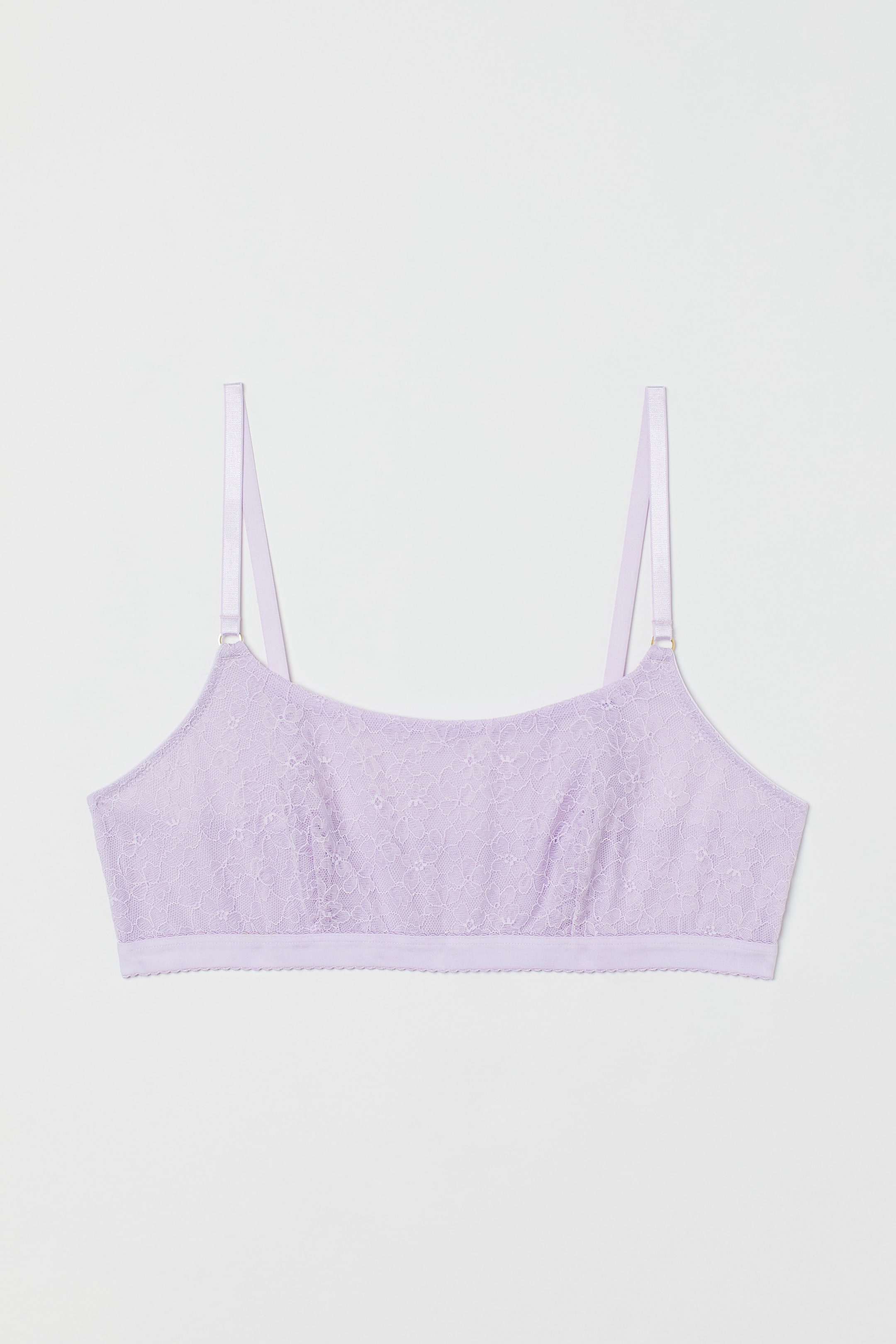 Agrandir l'image: H&M+ Soutien-gorge paddé en dentelle - Mauve clair - FEMME | H&M FR 1