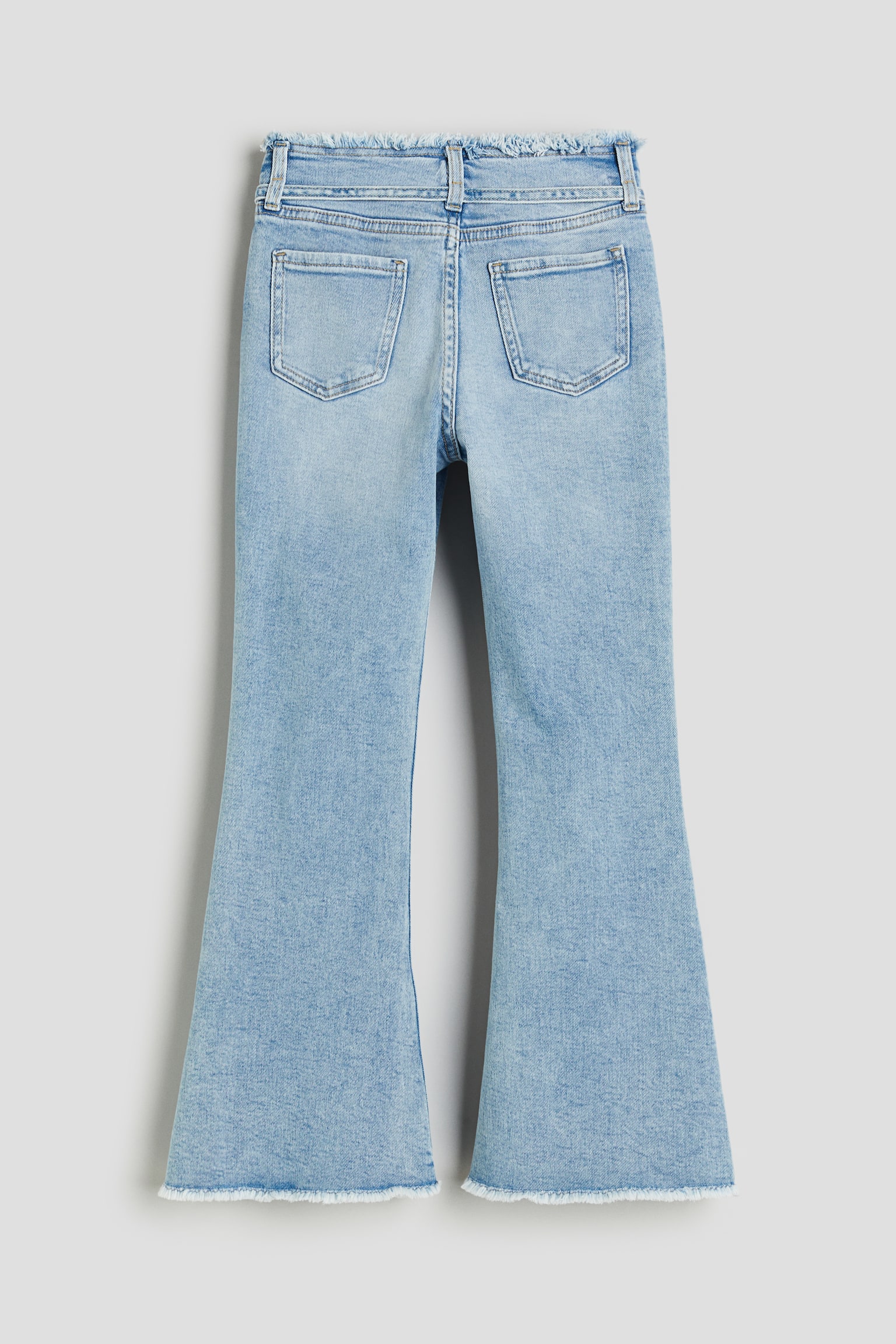 Flared Leg Jeans - Light denim blue - 5