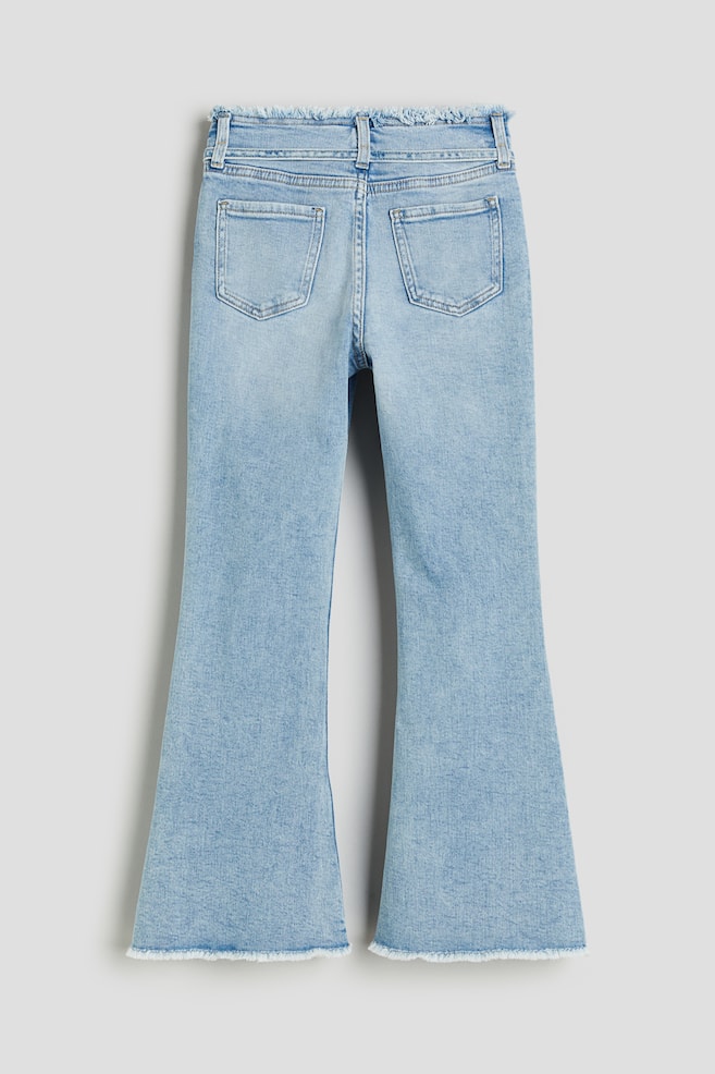 Flared Leg Jeans - Blu denim chiaro - 5