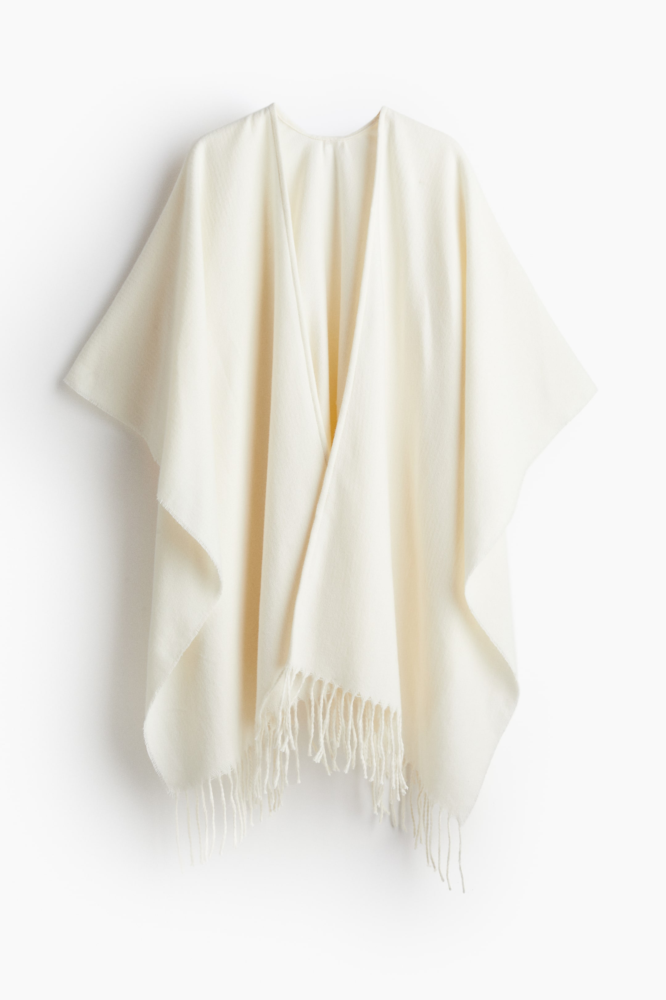 Fringe-trimmed Poncho