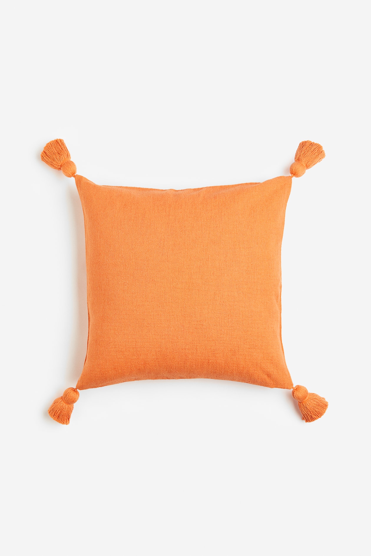 Kuddfodral Med Tofsar Orange Home All H M SE kuddfodral-med-tofsar-orange-home-all-h-m-se