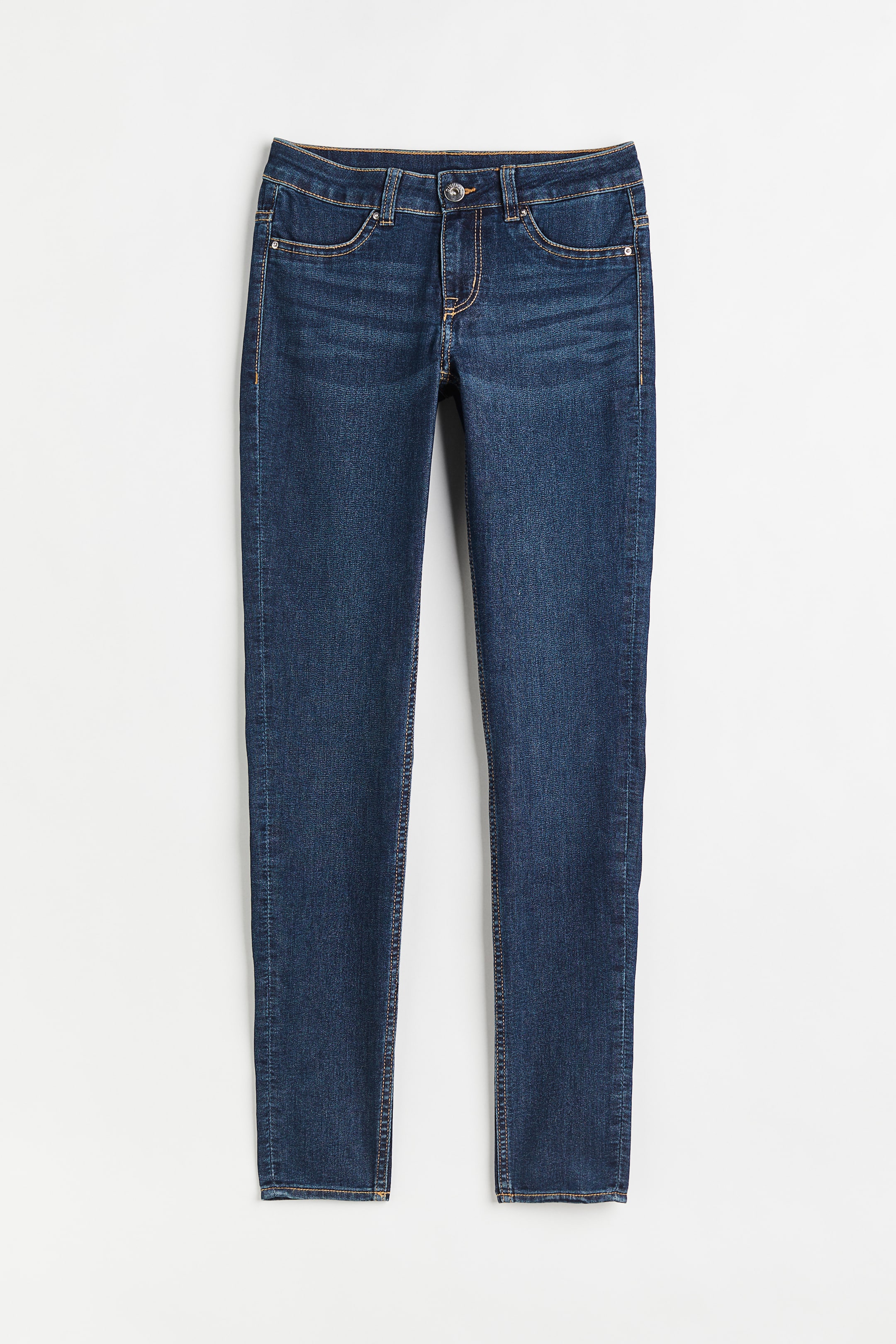 View larger image: Skinny Low Jeans - Dark denim blue - Ladies | H&M IN 1
