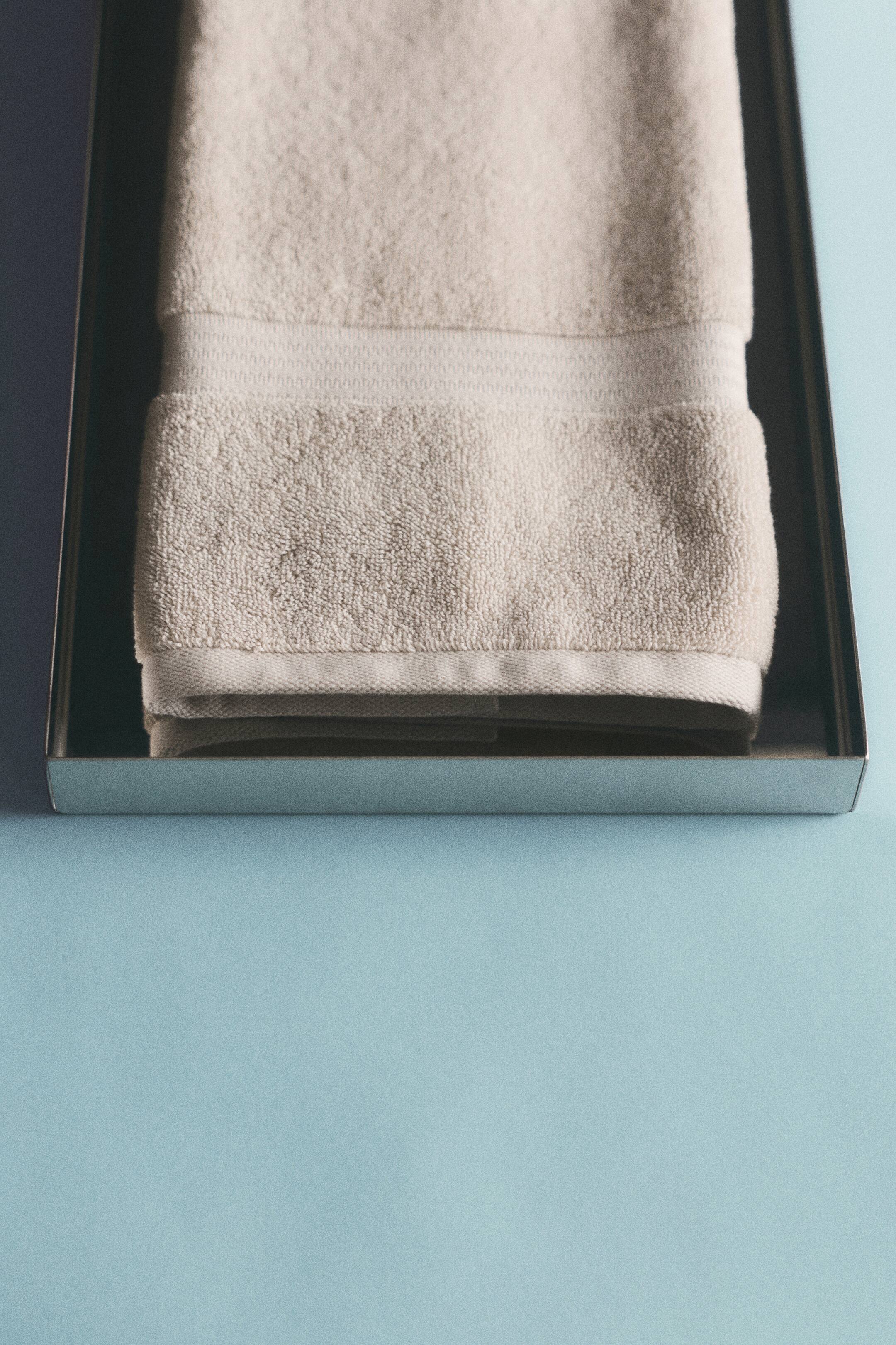 View larger image: Cotton terry hand towel - Light beige - Home All | H&M IN 1