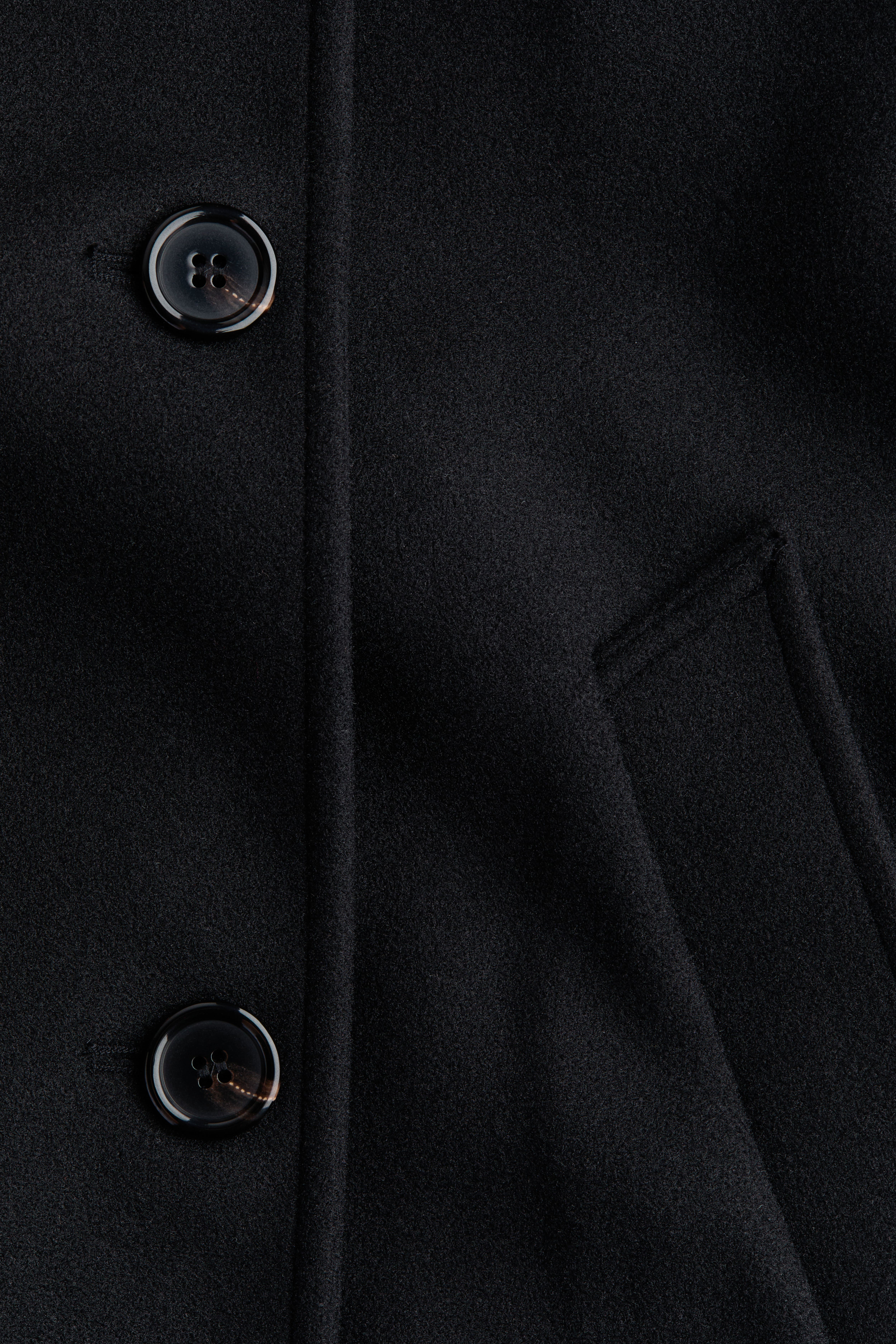 Double-Breasted Funnel-Collar Jacket