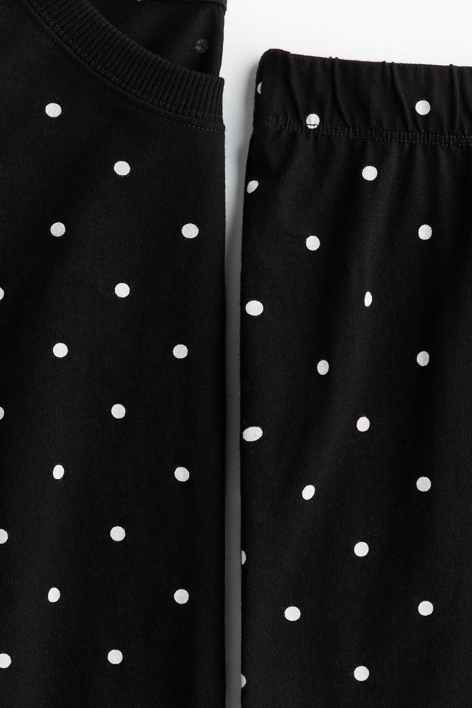 Baumwollpyjama - Schwarz/Gepunktet/Cremefarben/Geblümt/Braun/Buongiorno/Cream/Hearts - 3