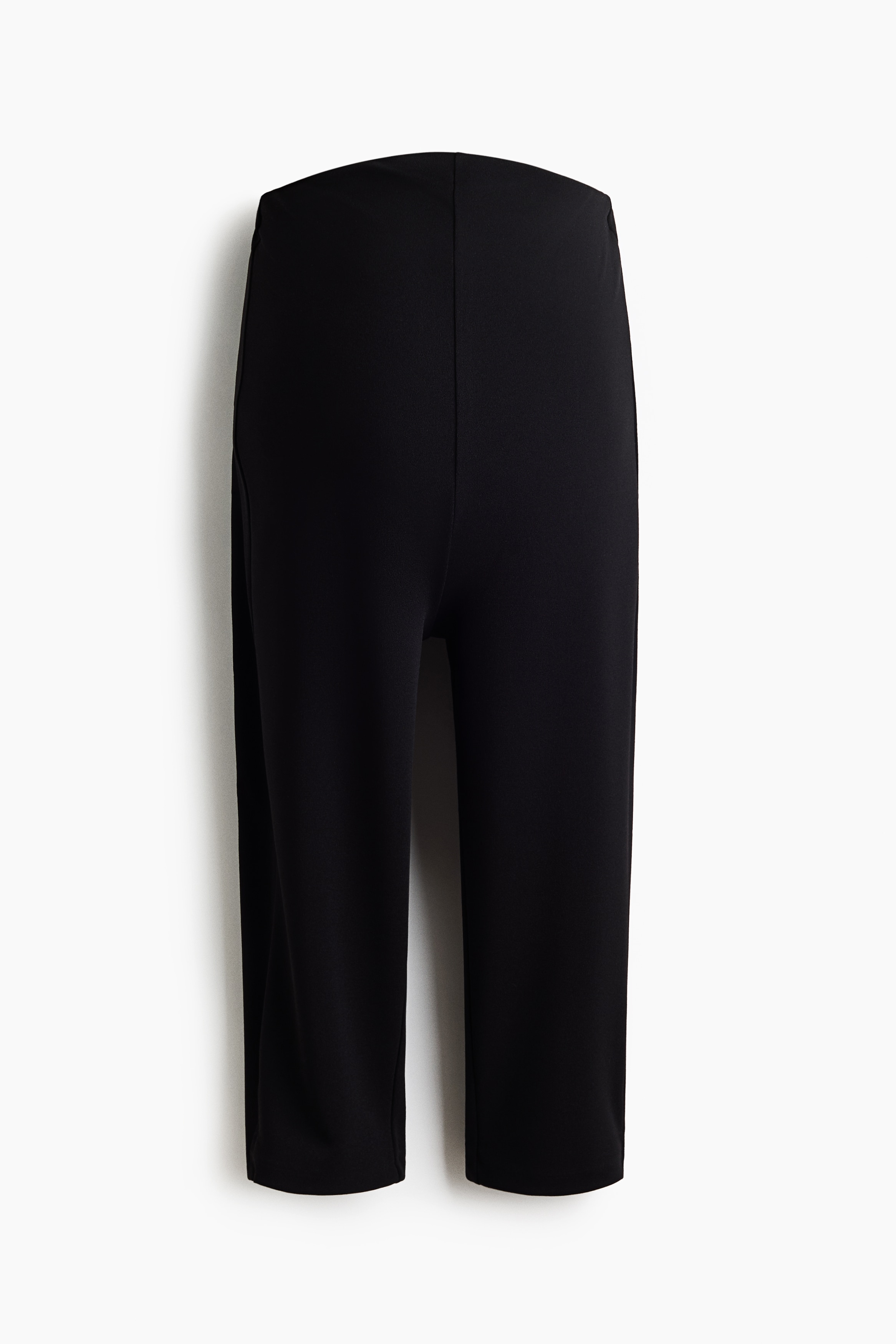 MAMA Caprihose aus Ponte-di-Roma - Schwarz