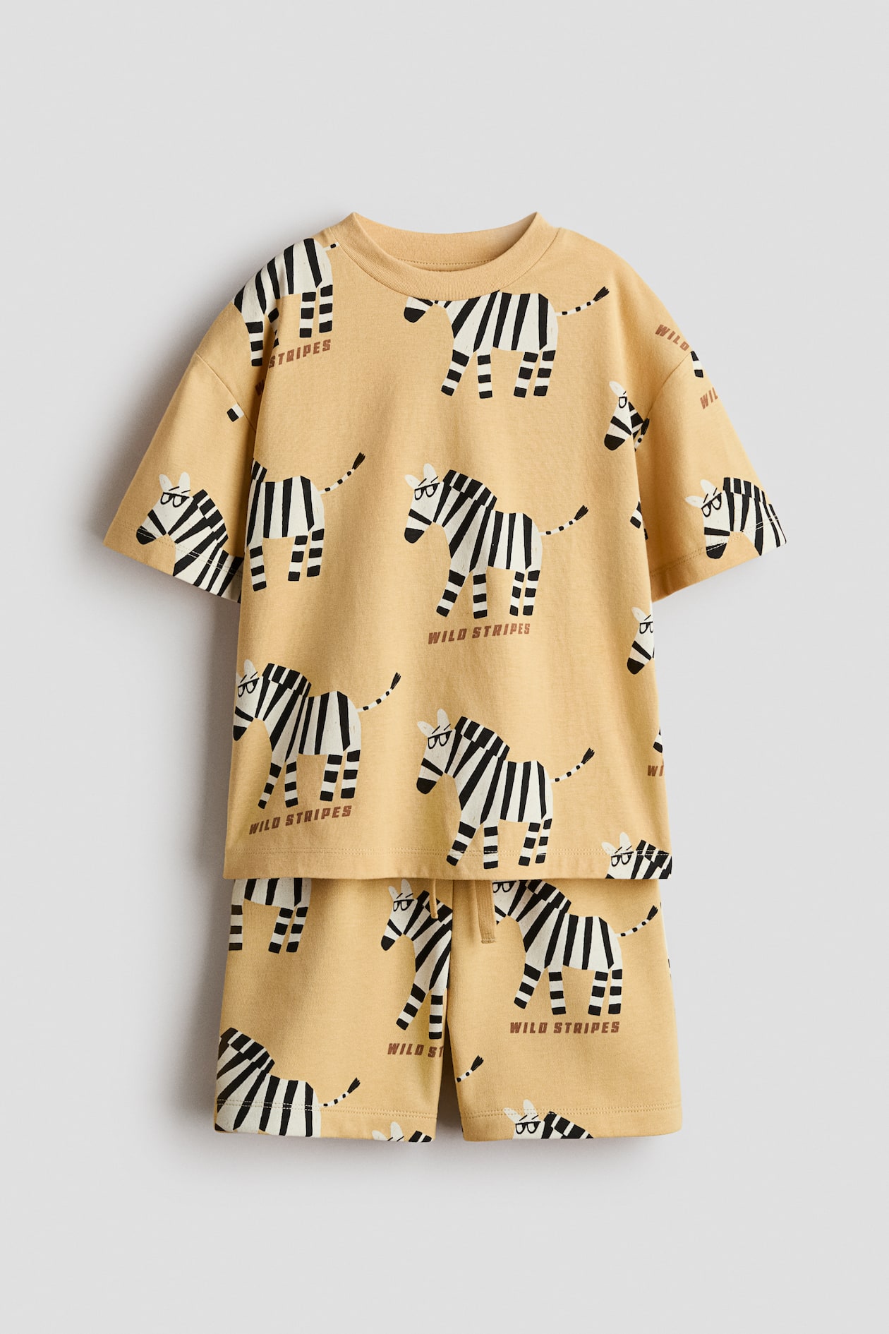 Tシャツ&スウェットショートパンツ 2アイテムセット - ダスティ 