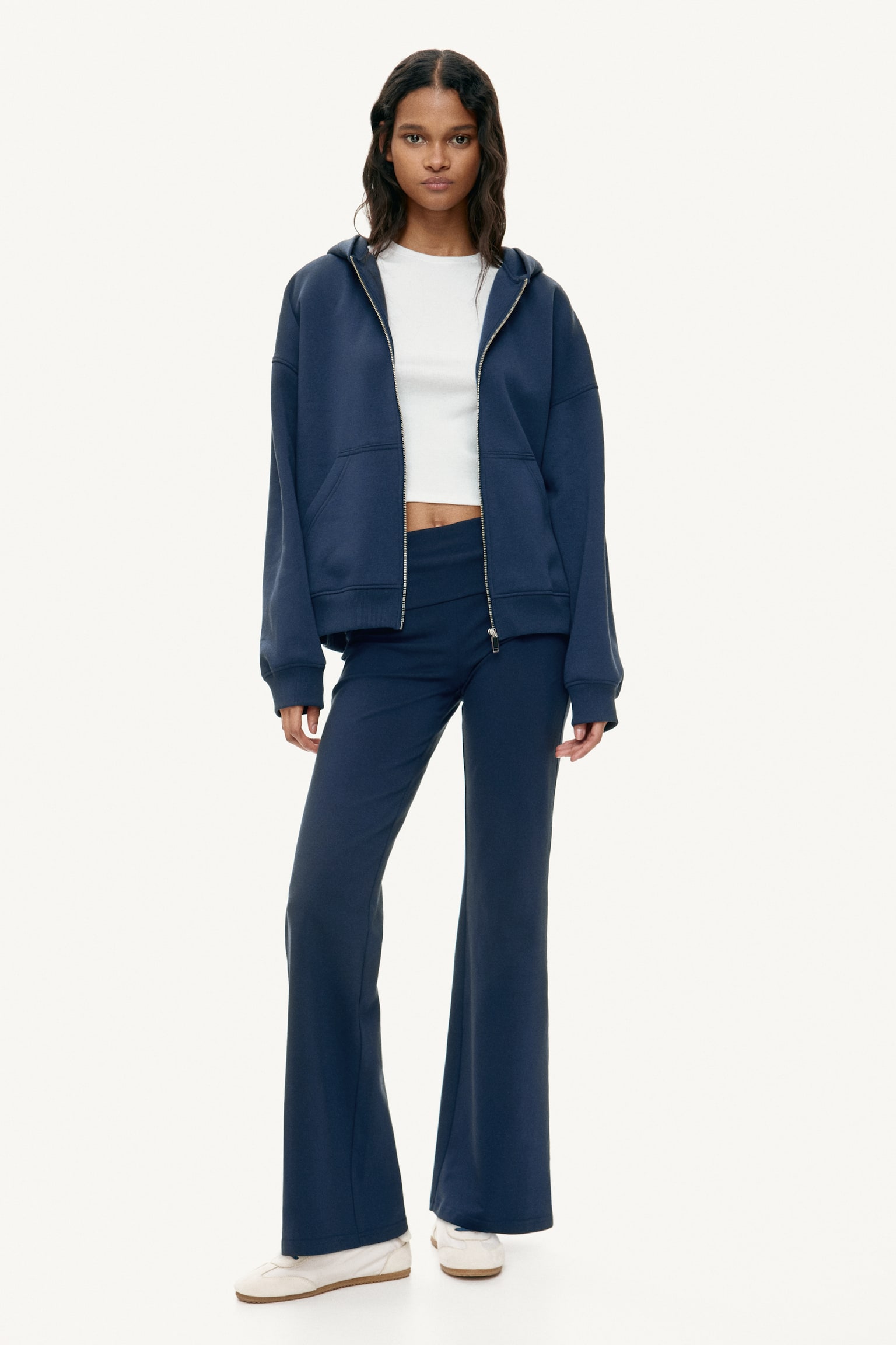 Zip-through hoodie - Navy blue/Dark red/Light grey marl/Black/Dark mole/Light blue/Grey marl - 3