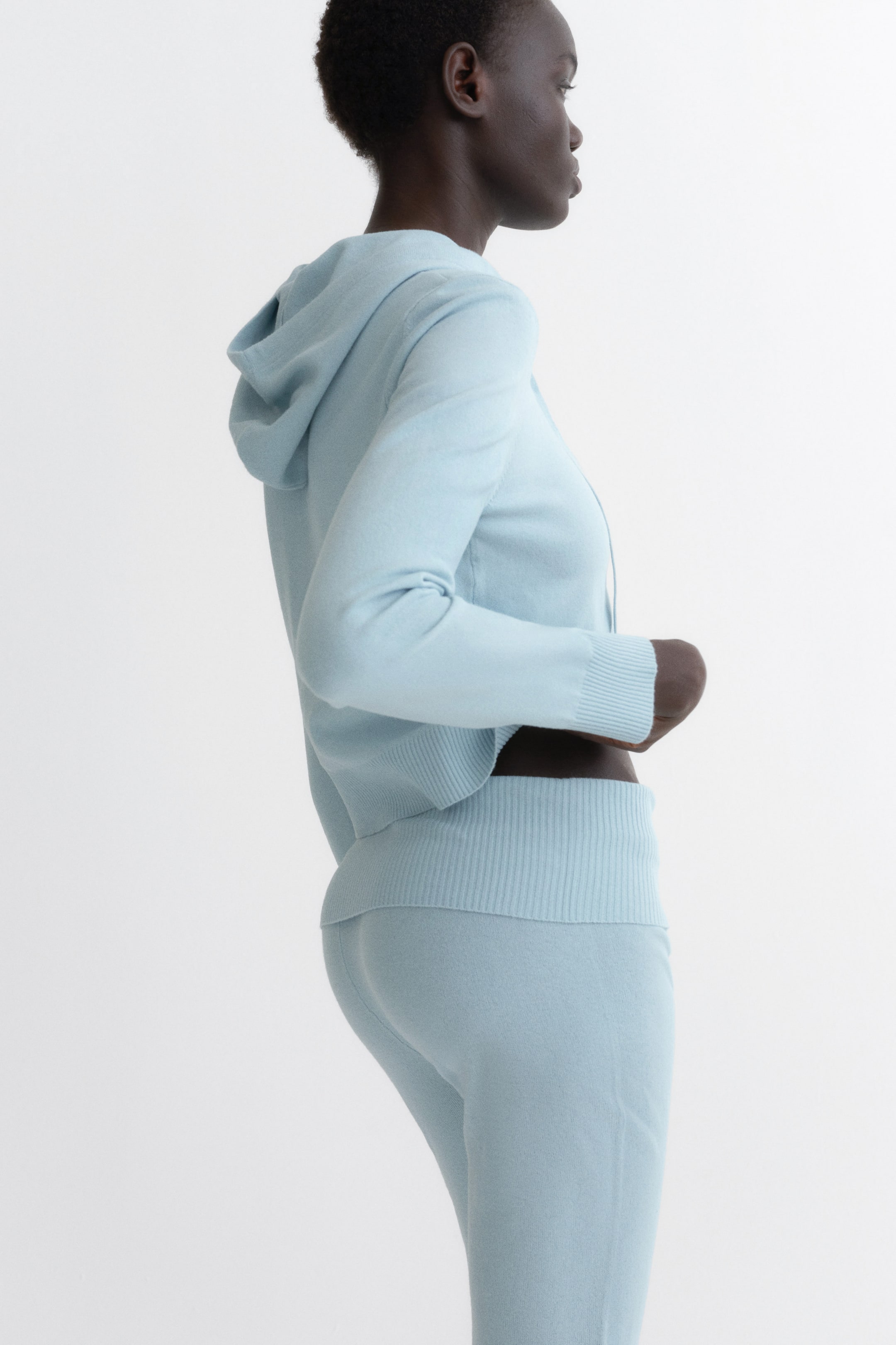 Büyük resmi görüntüle: Triko Yoga Pantolonu - Açık mavi - KADIN | H&M TR 3