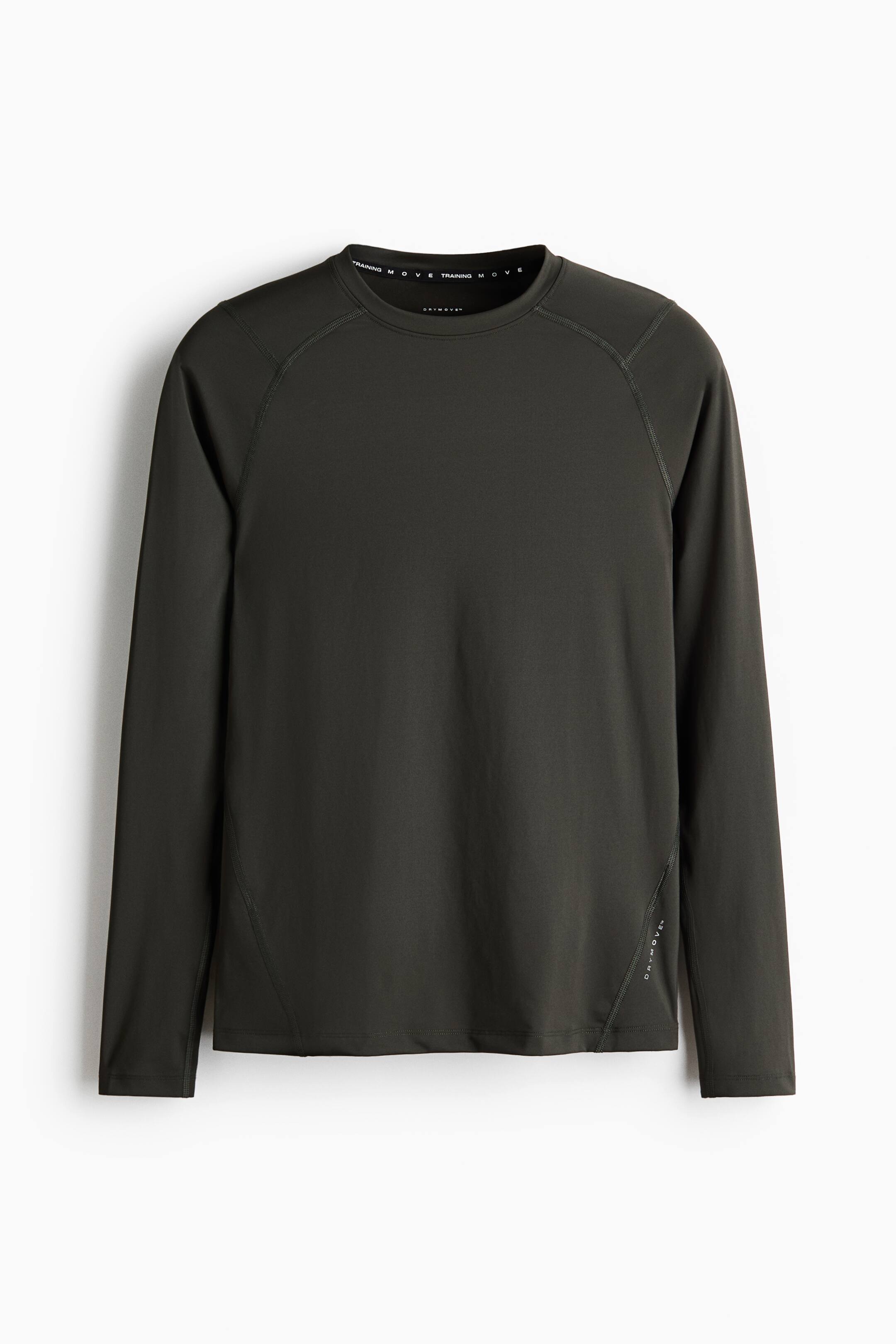 Переглянути збільшене зображення: Спортивний топ Compression Fit DryMove™ - Dark olive - Men | H&M UA 1