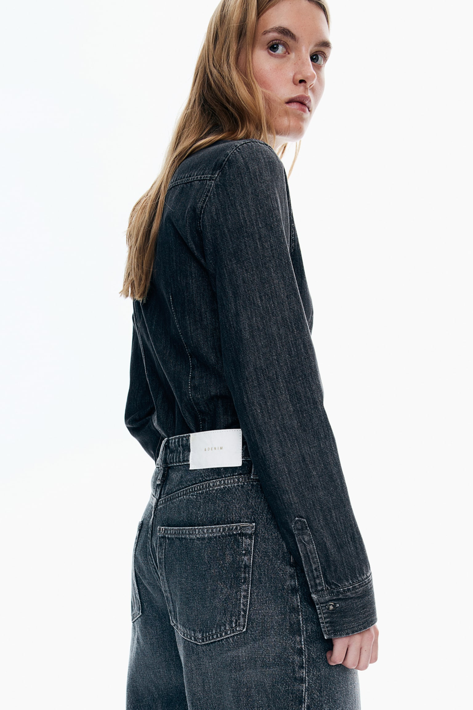 Denim shirt - Dark grey/Denim blue/Dark denim blue/Black - 3