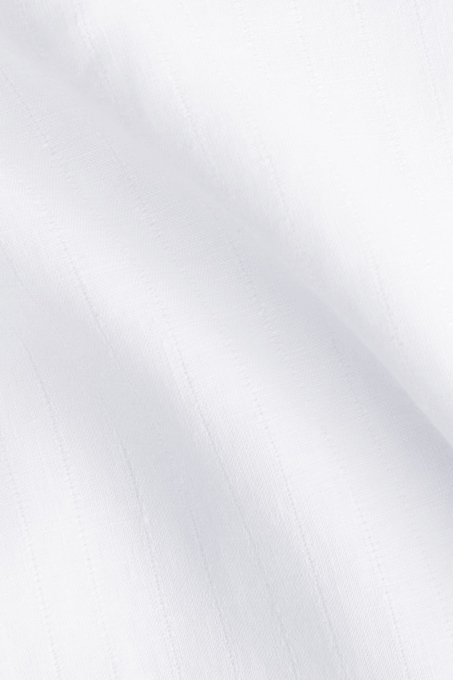 Wide linen trousers - White/Dark brown - 4