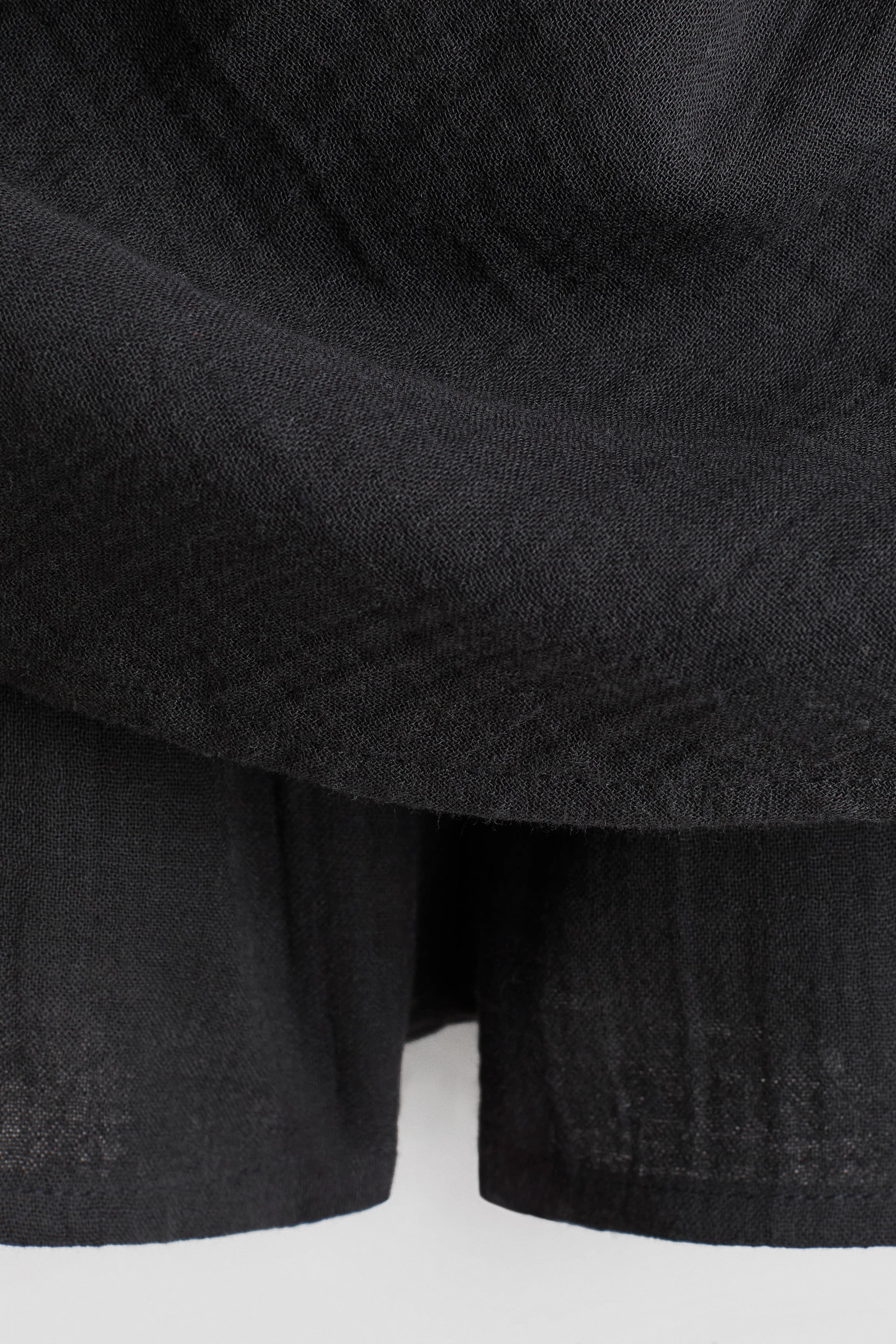 Smock-Detail Muslin Skort