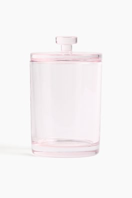 Glass jar with a lid