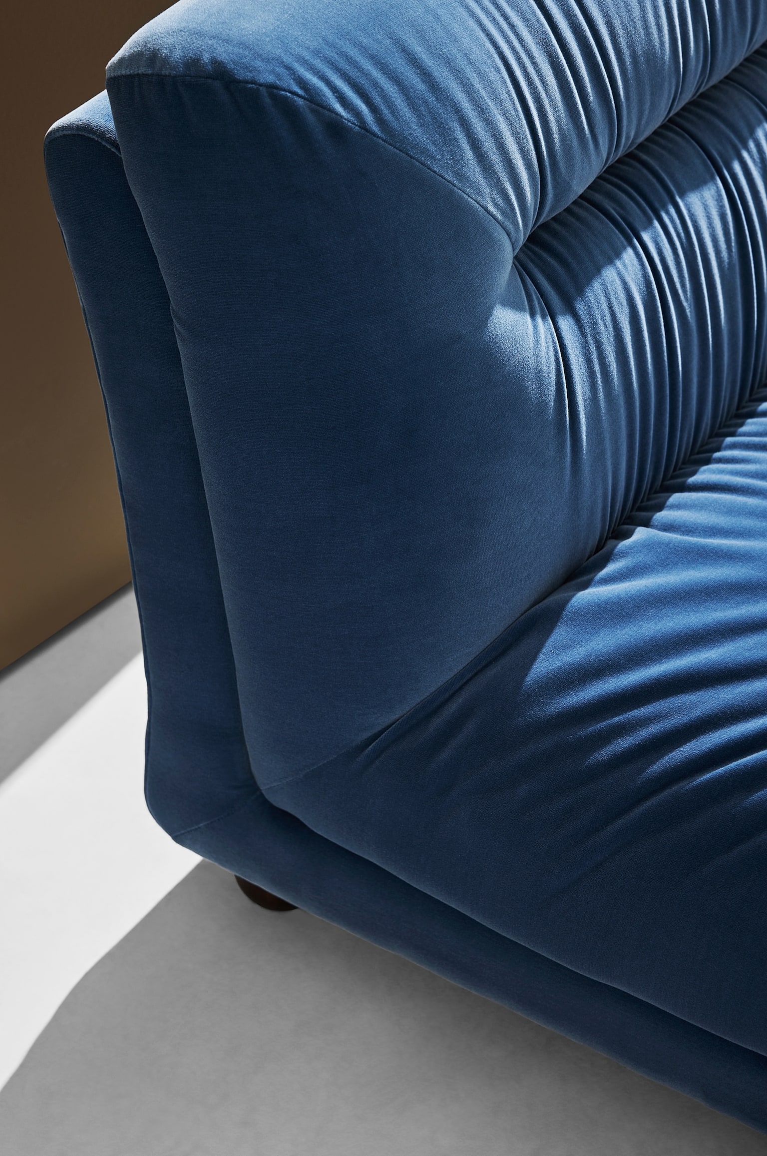 Elmo Sessel - Blau Samt - 4