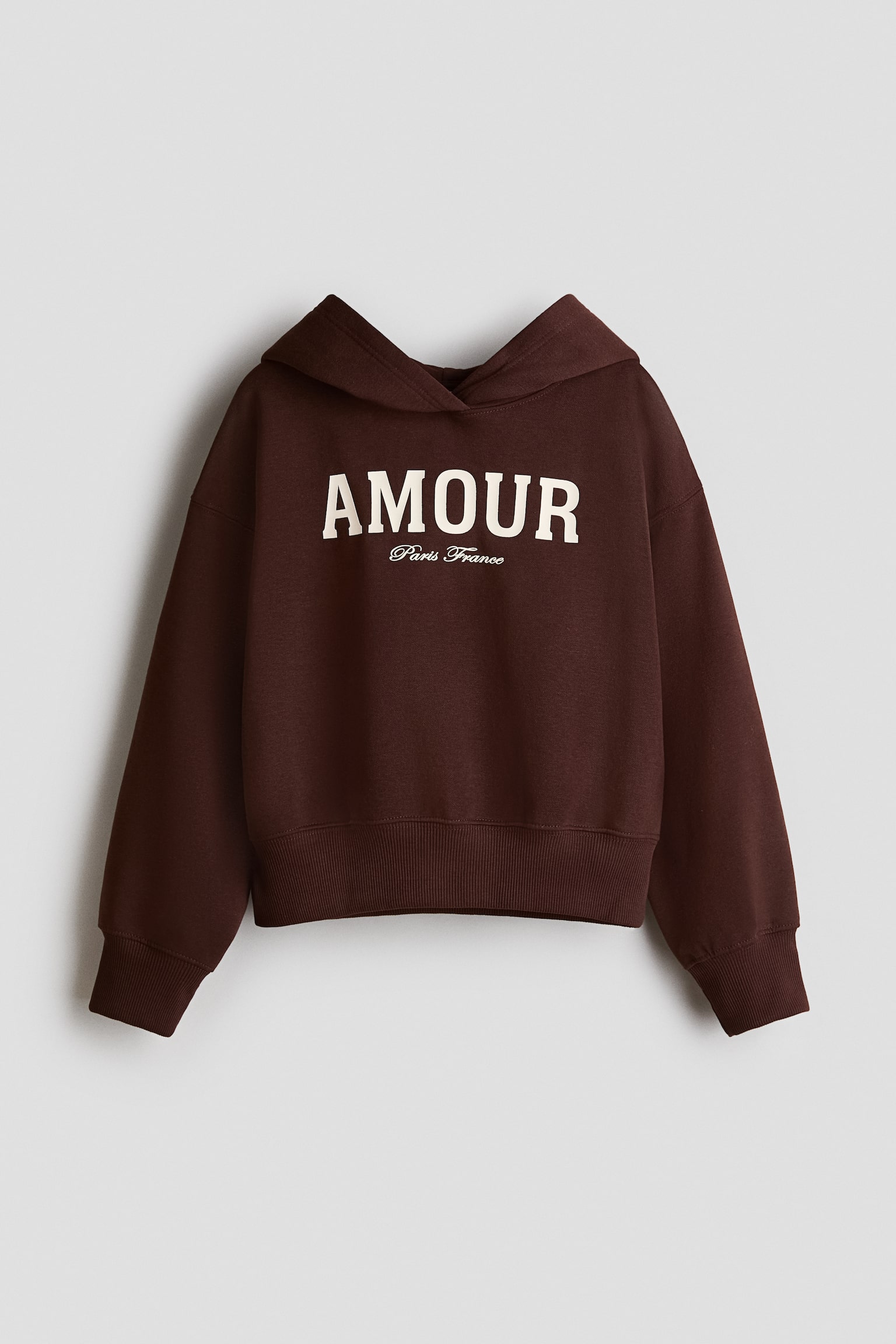 Sudadera oversized con gorro y diseño - Dark brown/Amour/Blanco/Le Marais/Azul claro/Moño