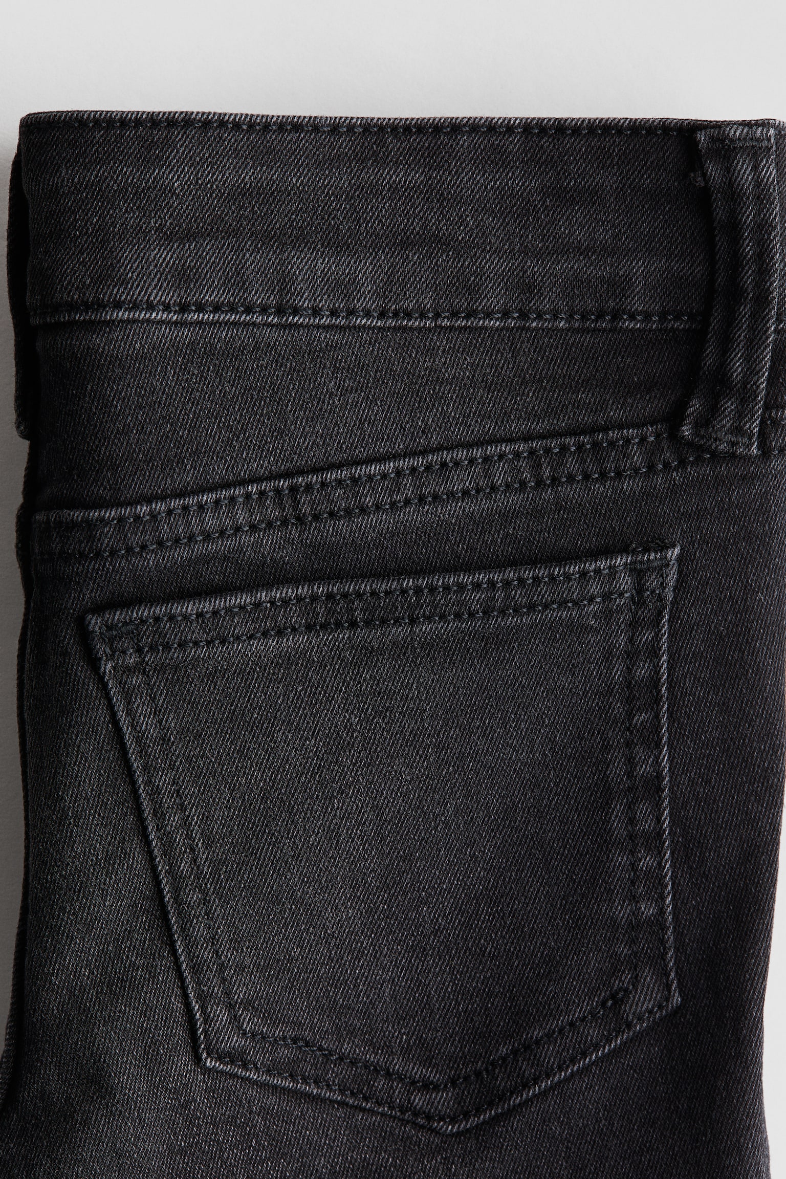 Детские джинсы H&M Tall Bootcut Low, цвет: Чёрный — фото 3