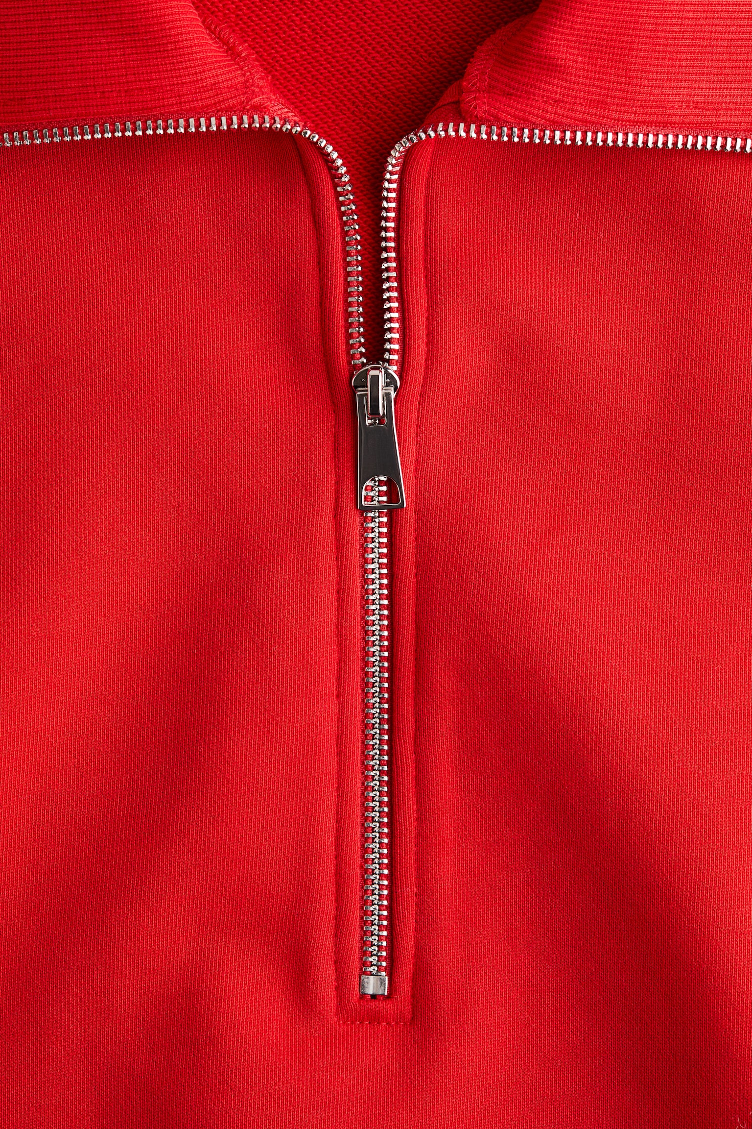 Zip-top sweatshirt - Bright red - 5