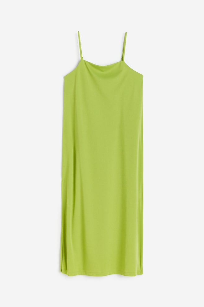 Jersey slip dress - Olive green/Black/Cerise/Dark brown/Glittery/dc - 2
