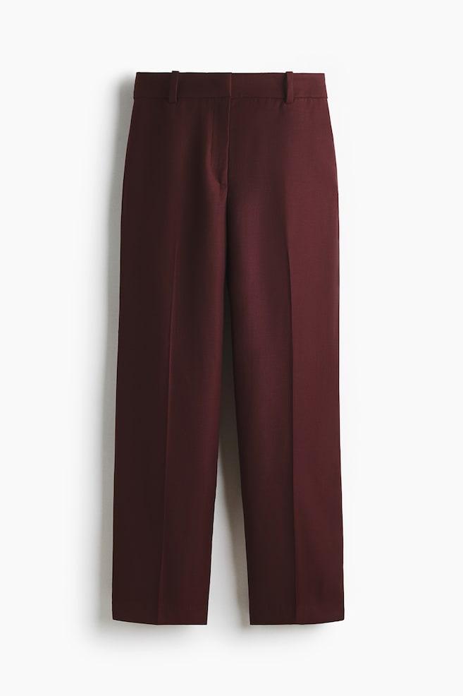 Suit Pants - Burgundy/Dark khaki green - 1